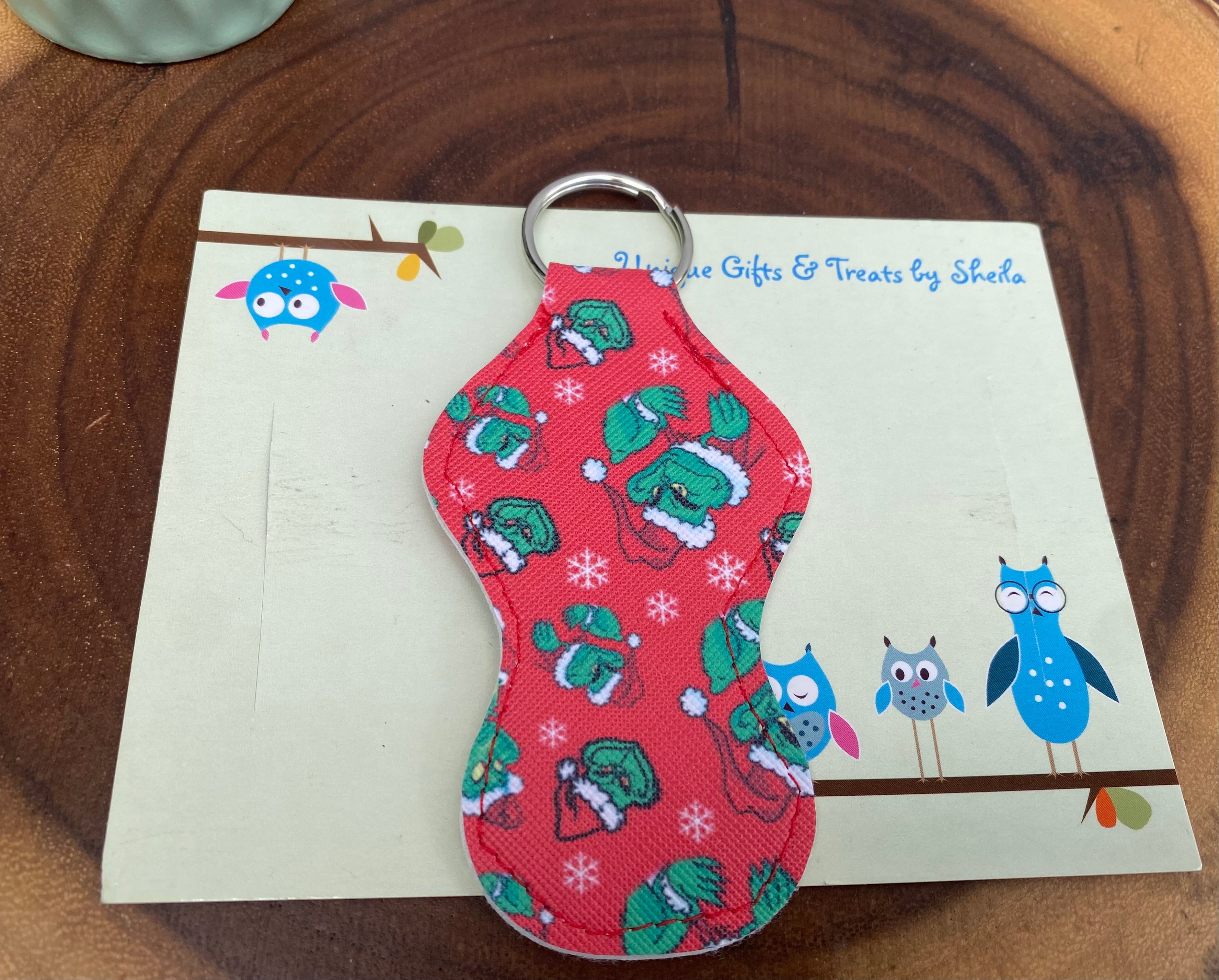 Green Christmas Monster Lip Balm Holder