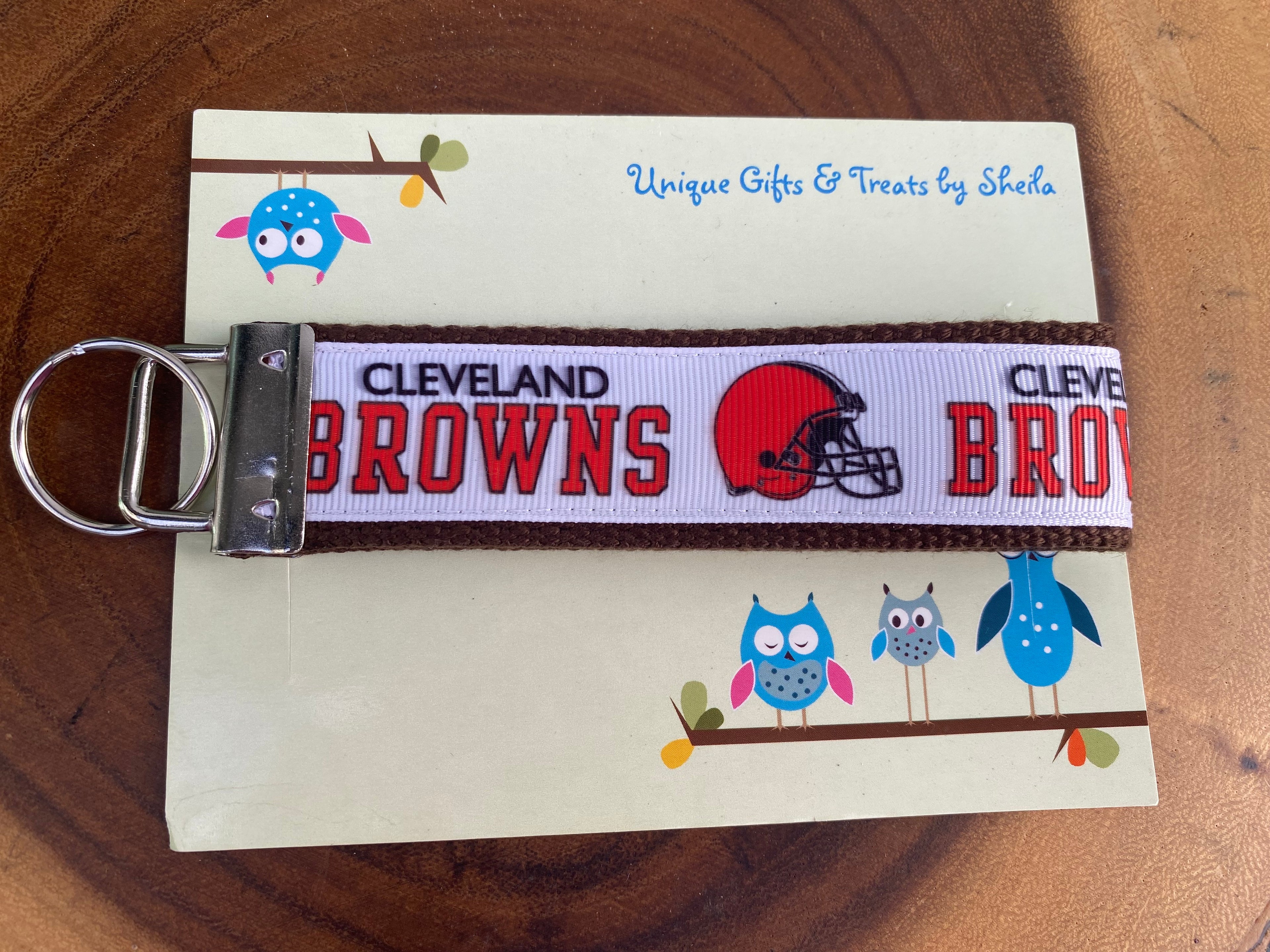 Football Keychain; Keyfob