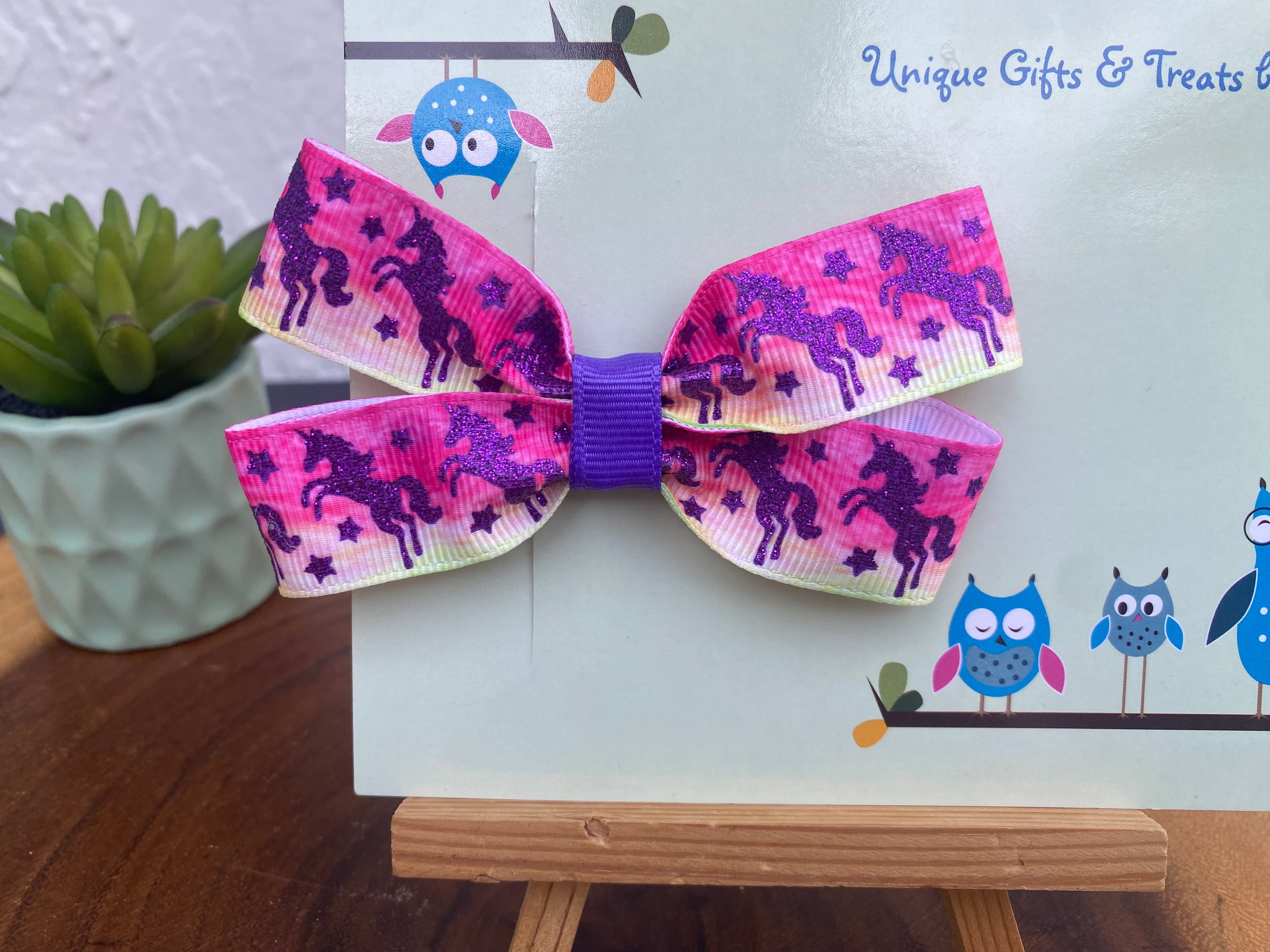 Unicorn Hairbow