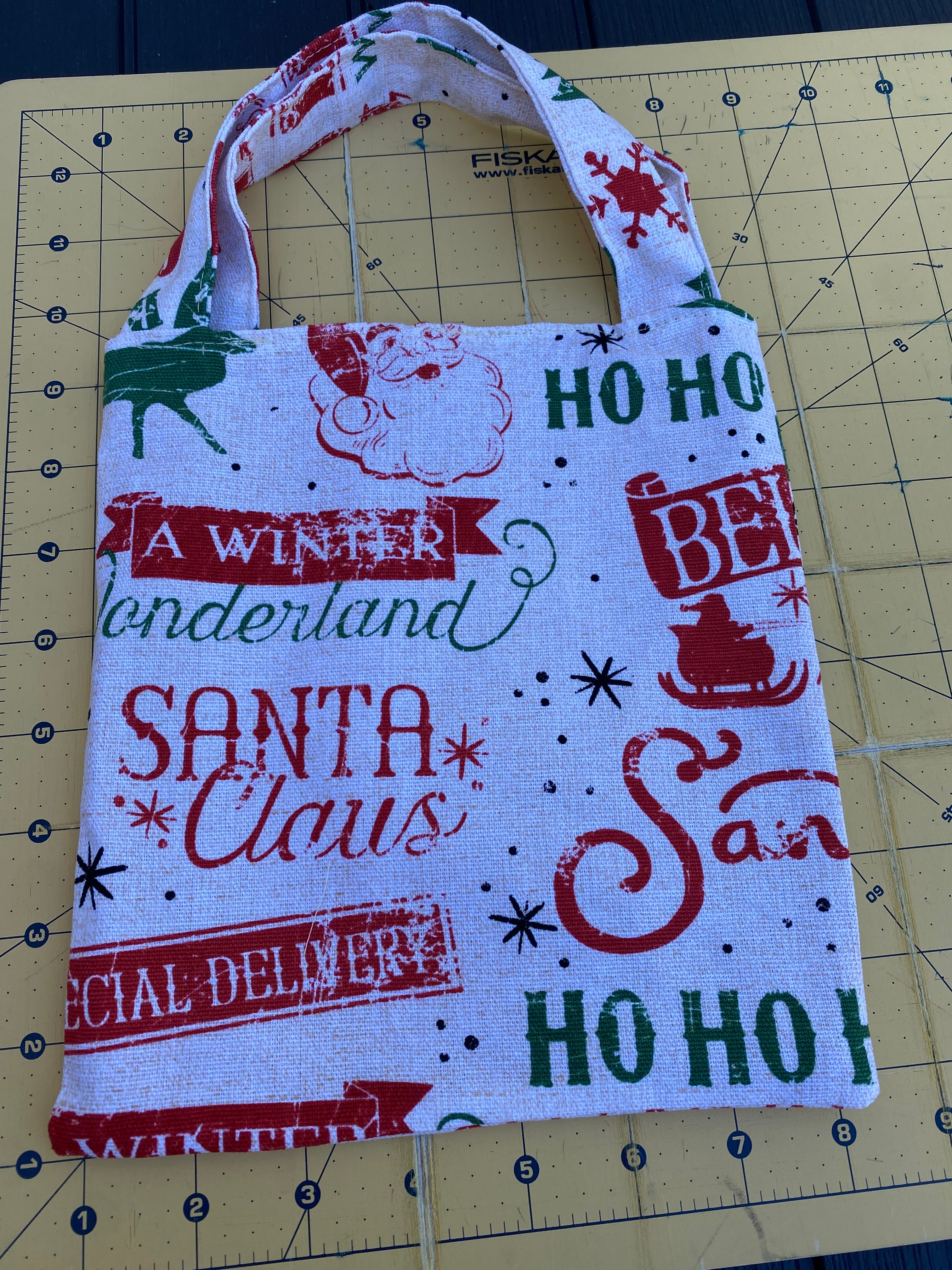 Christmas Gift Bag; Tote