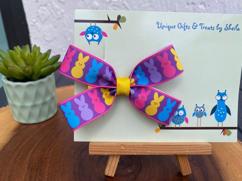 Easter Bunny; Peeps Hairbow