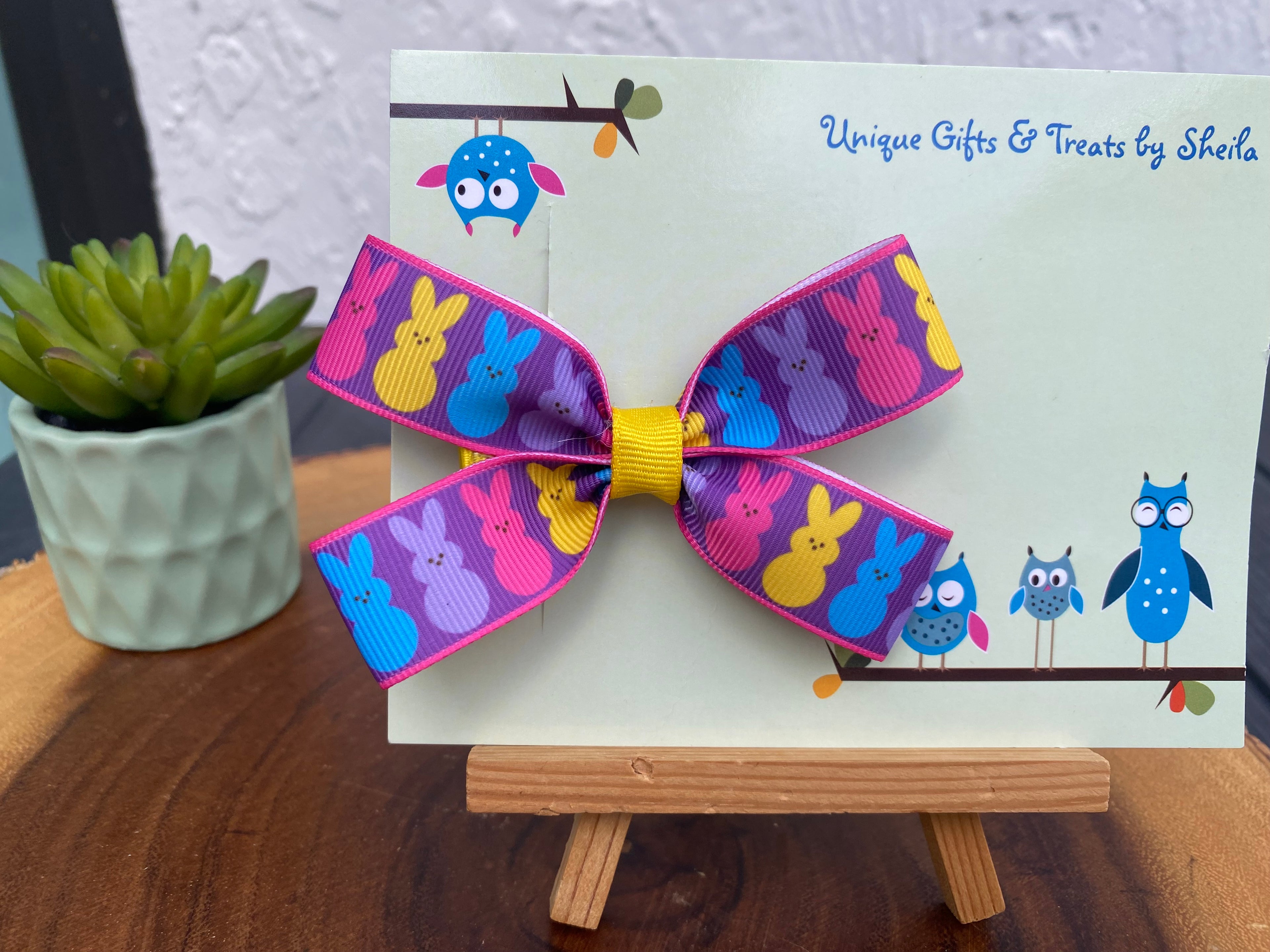 Easter Bunny; Peeps Hairbow