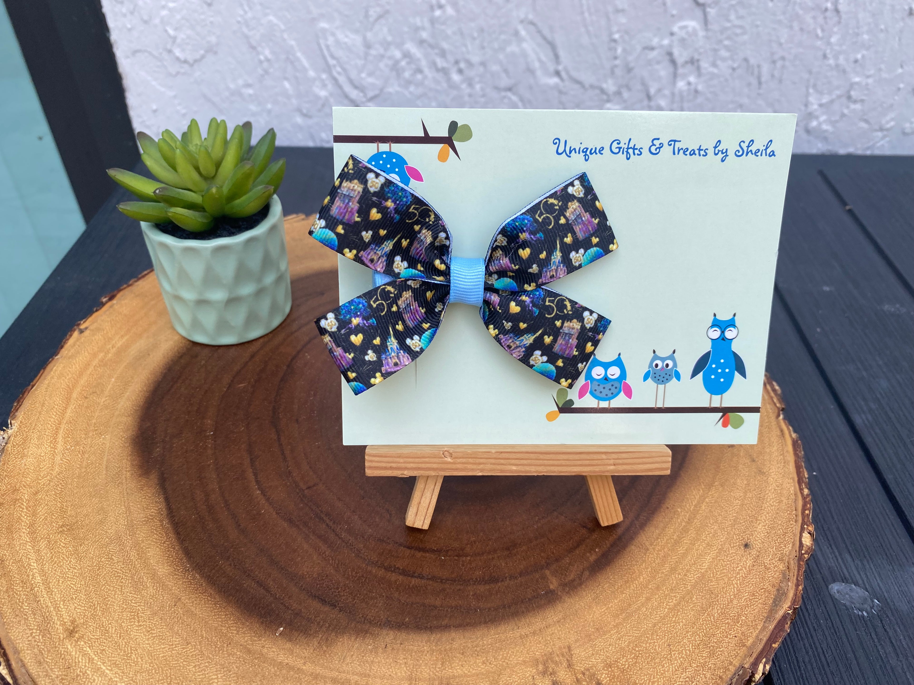 Disney 50th Anniversary Hairbow