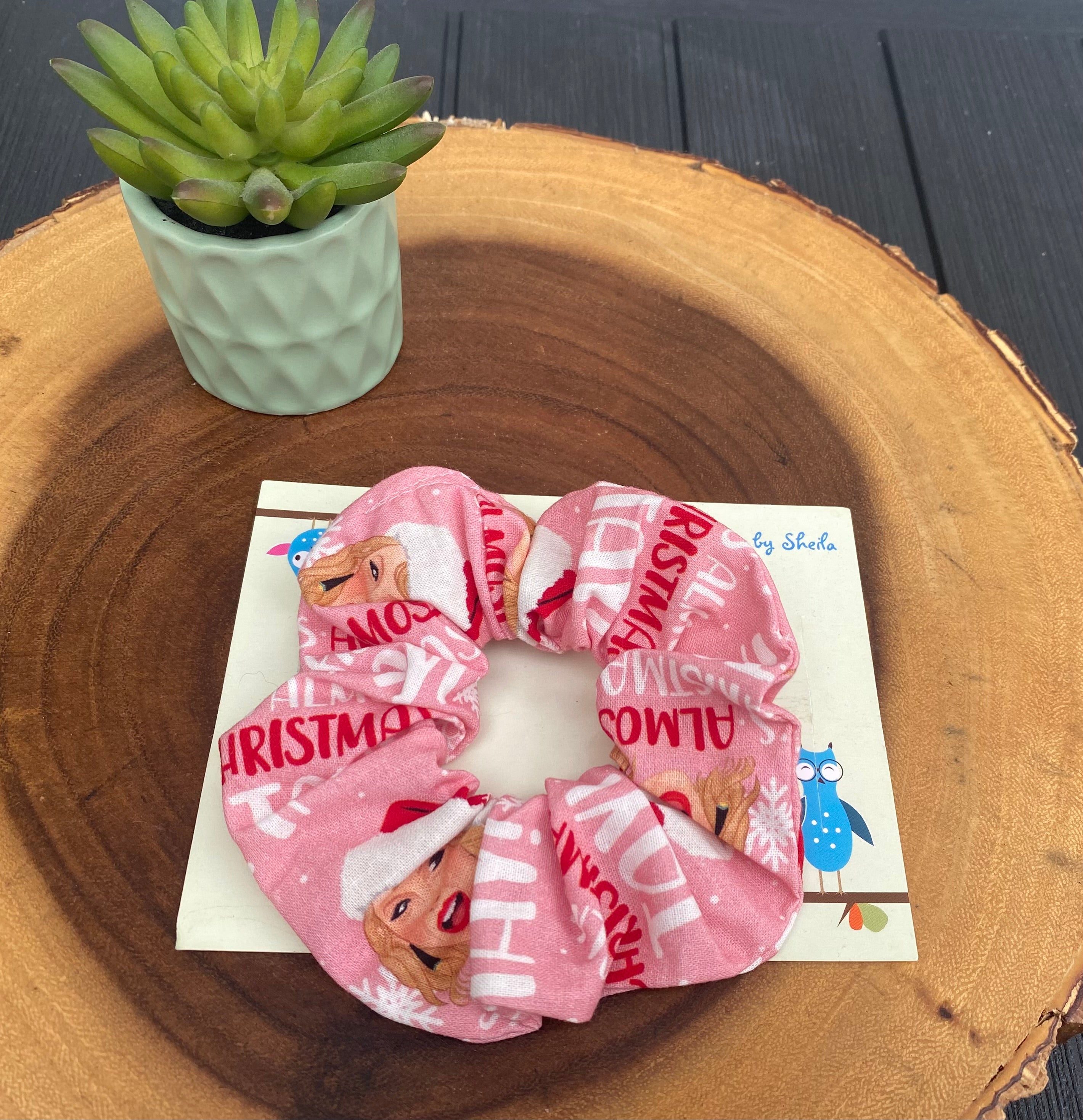 Popstar Christmas Scrunchie