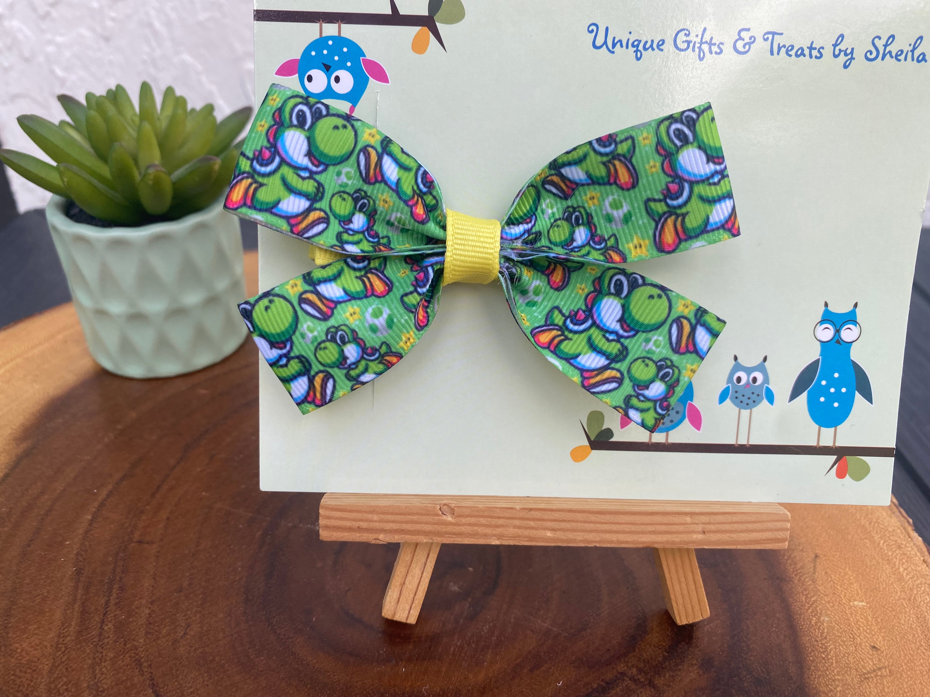 Video Game Dinosaur Hairbow