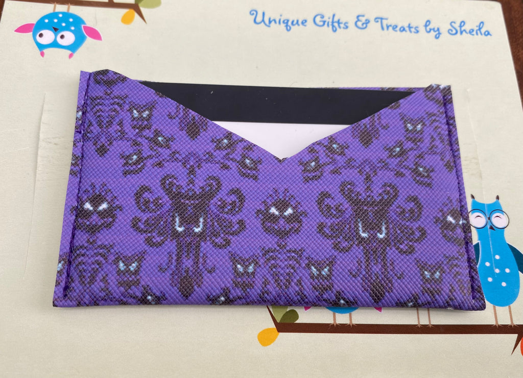 Haunted Mansion Wallpaper Gift Card Holder