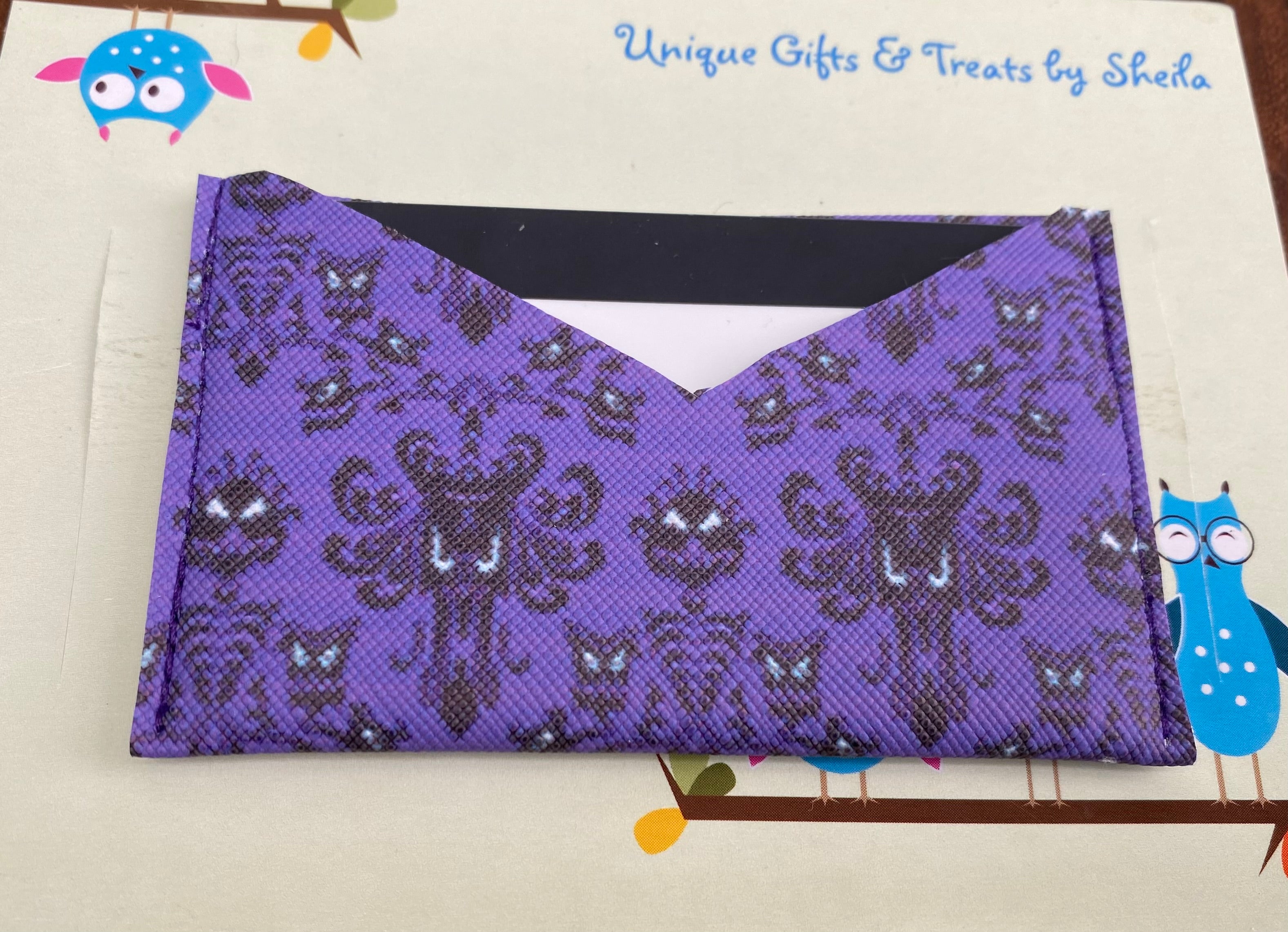 Haunted Mansion Wallpaper Gift Card Holder