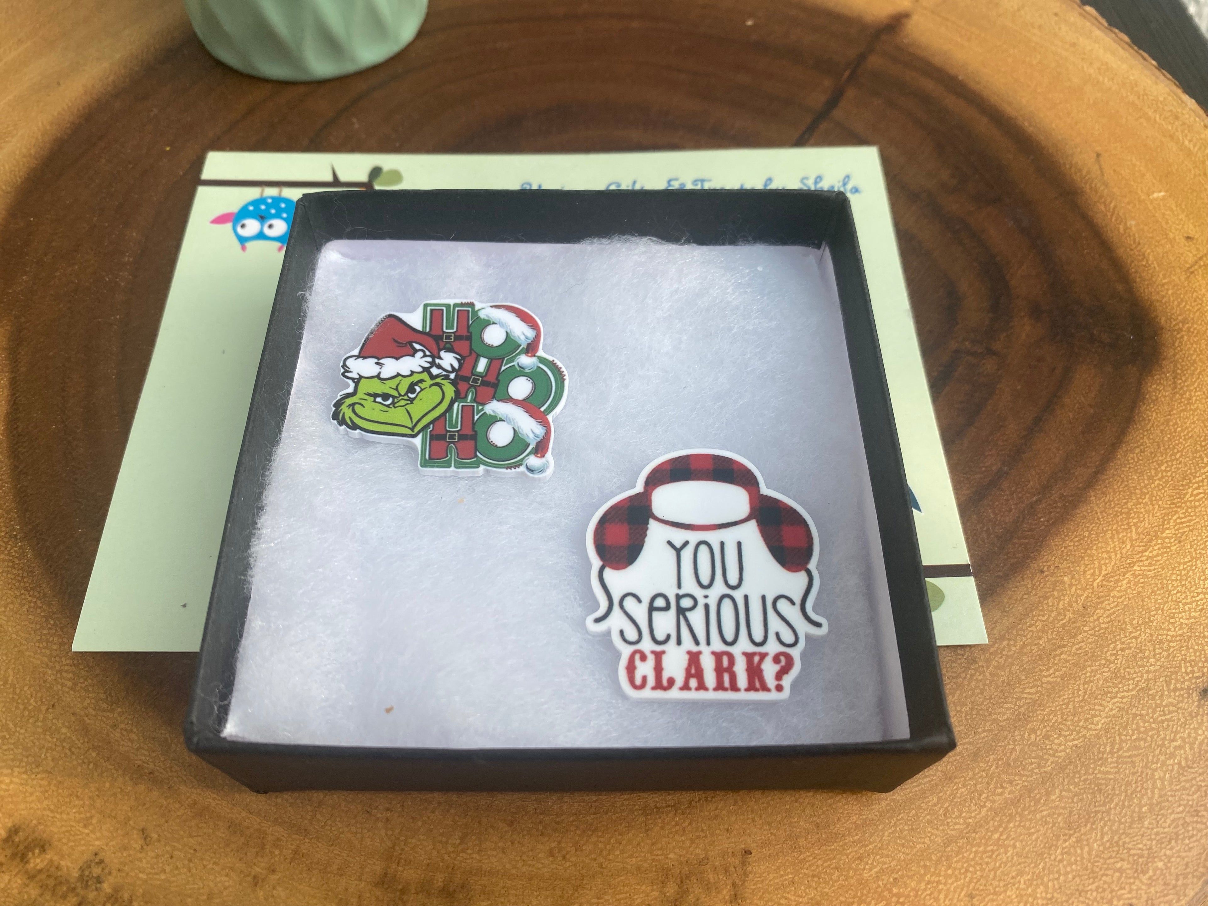Christmas Movies Magnets; Green Christmas Monster Magnet; Christmas Vacation Magnet