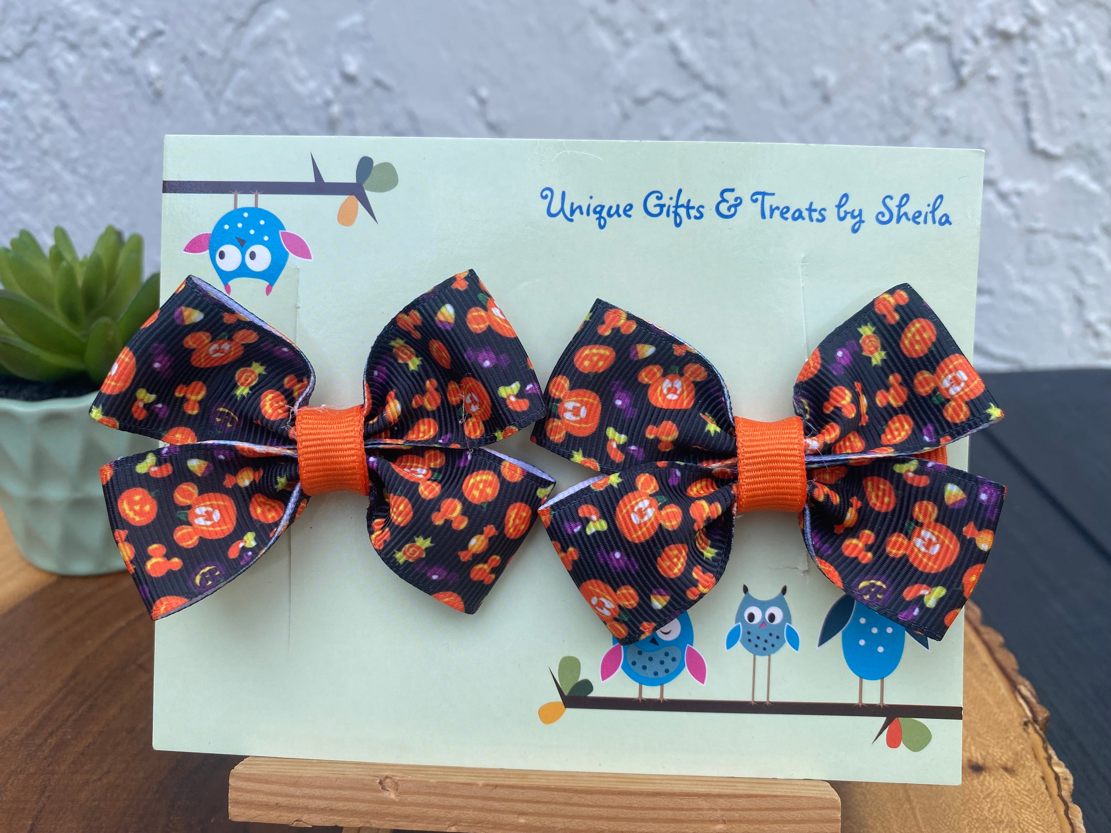 Disney Halloween Pumpkins Hairbows
