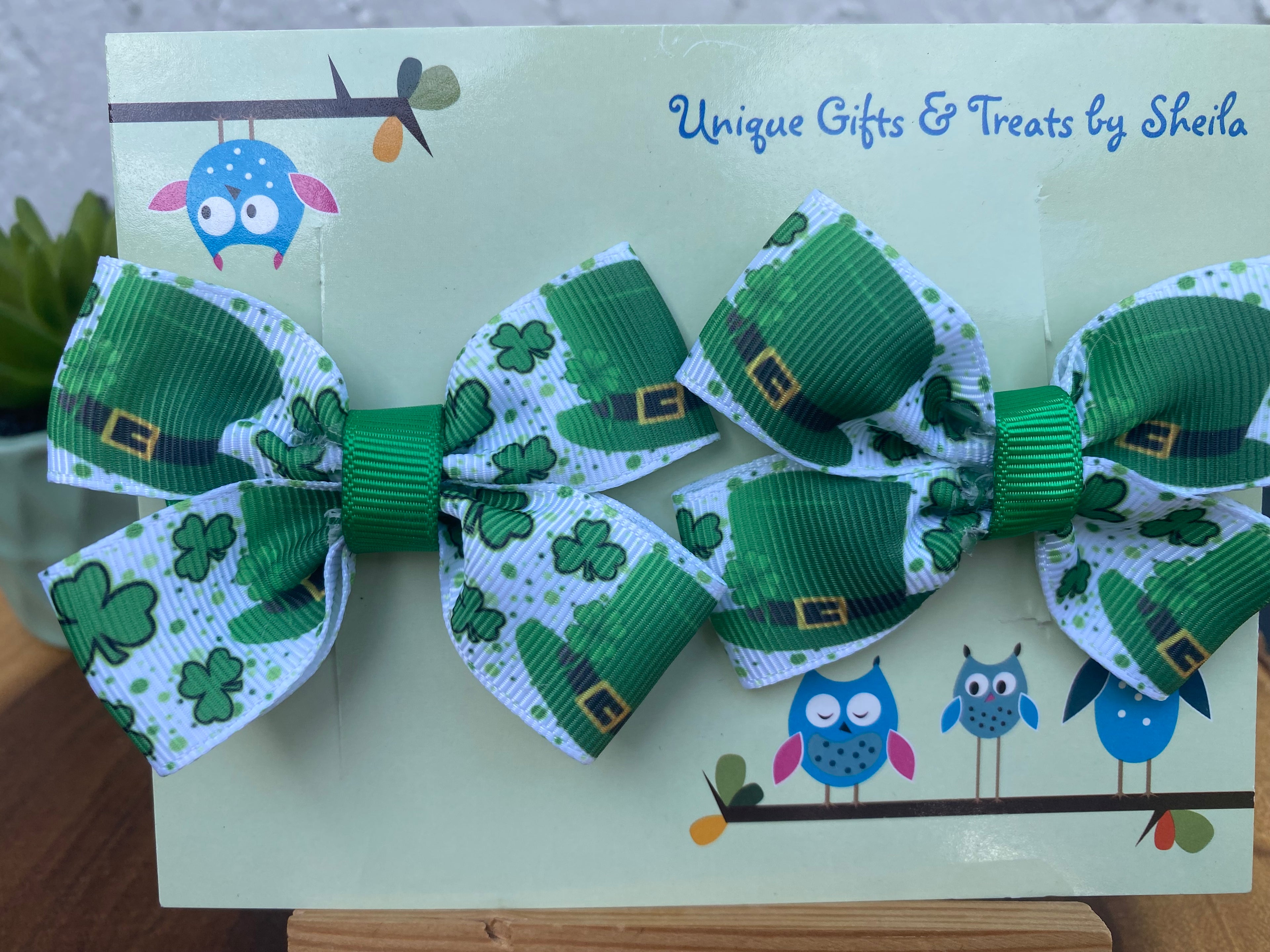 St. Patrick’s Day Hairbows