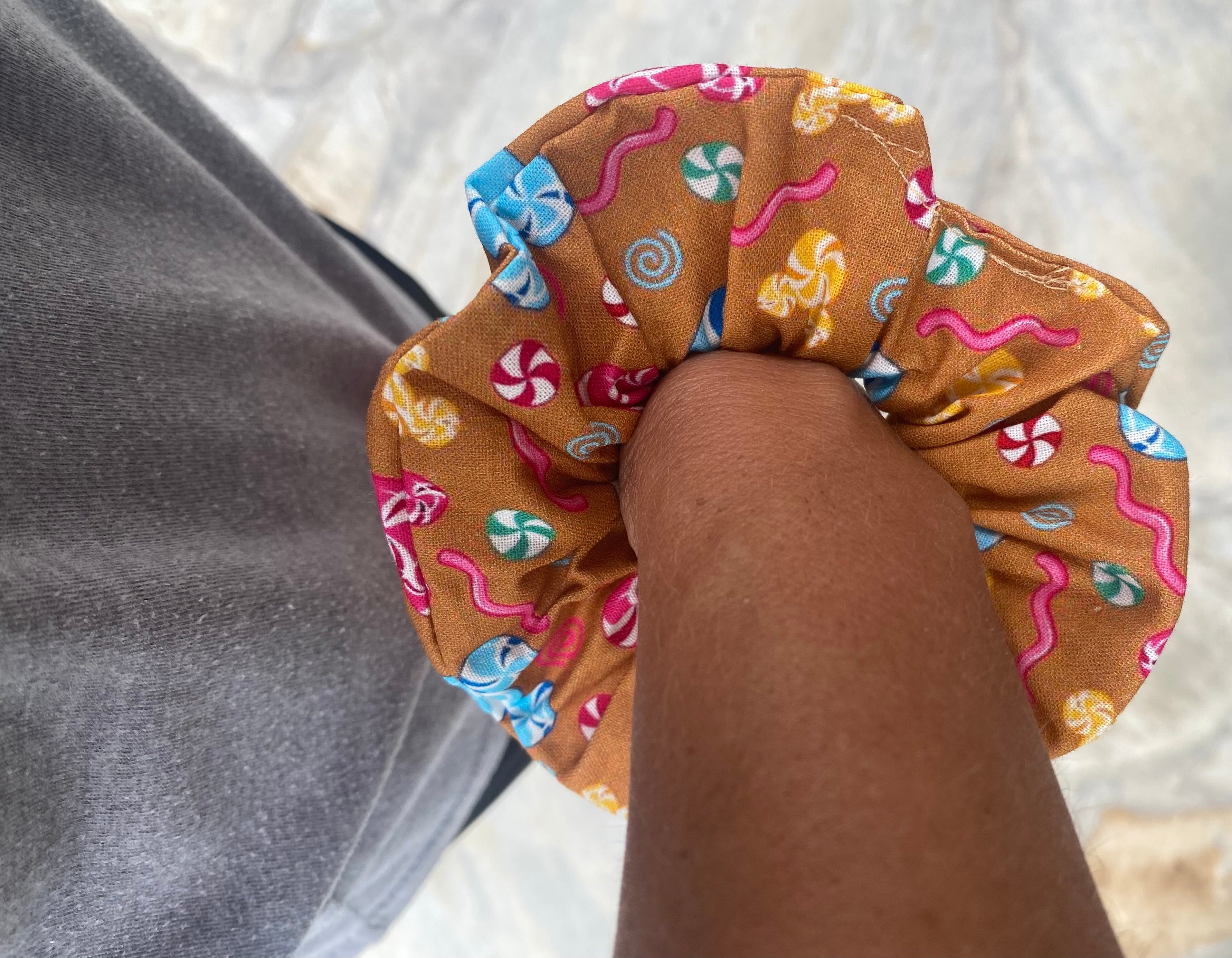 Disney Christmas Candy Scrunchie