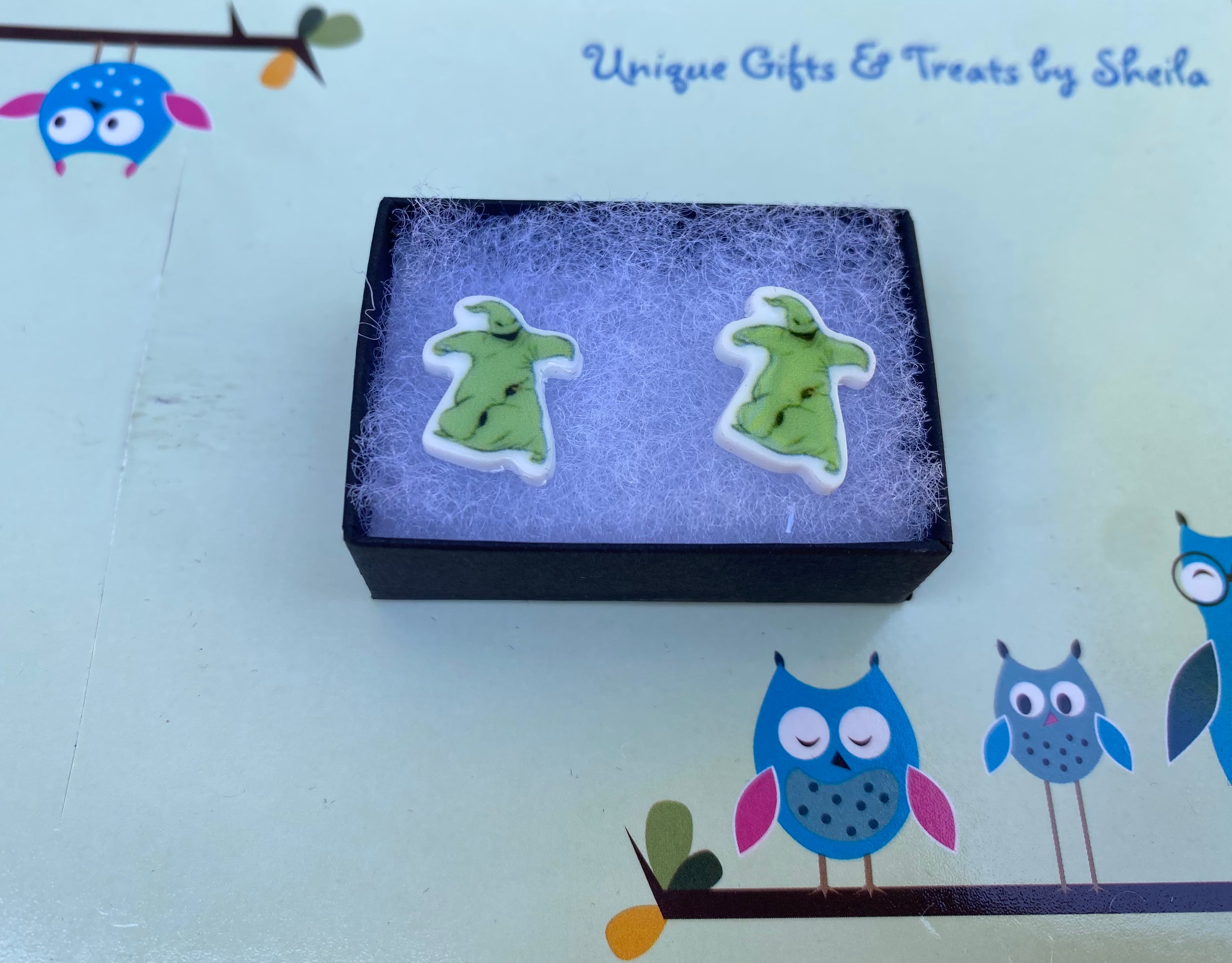 Nightmare Before Christmas; Oogie Boogie Earrings