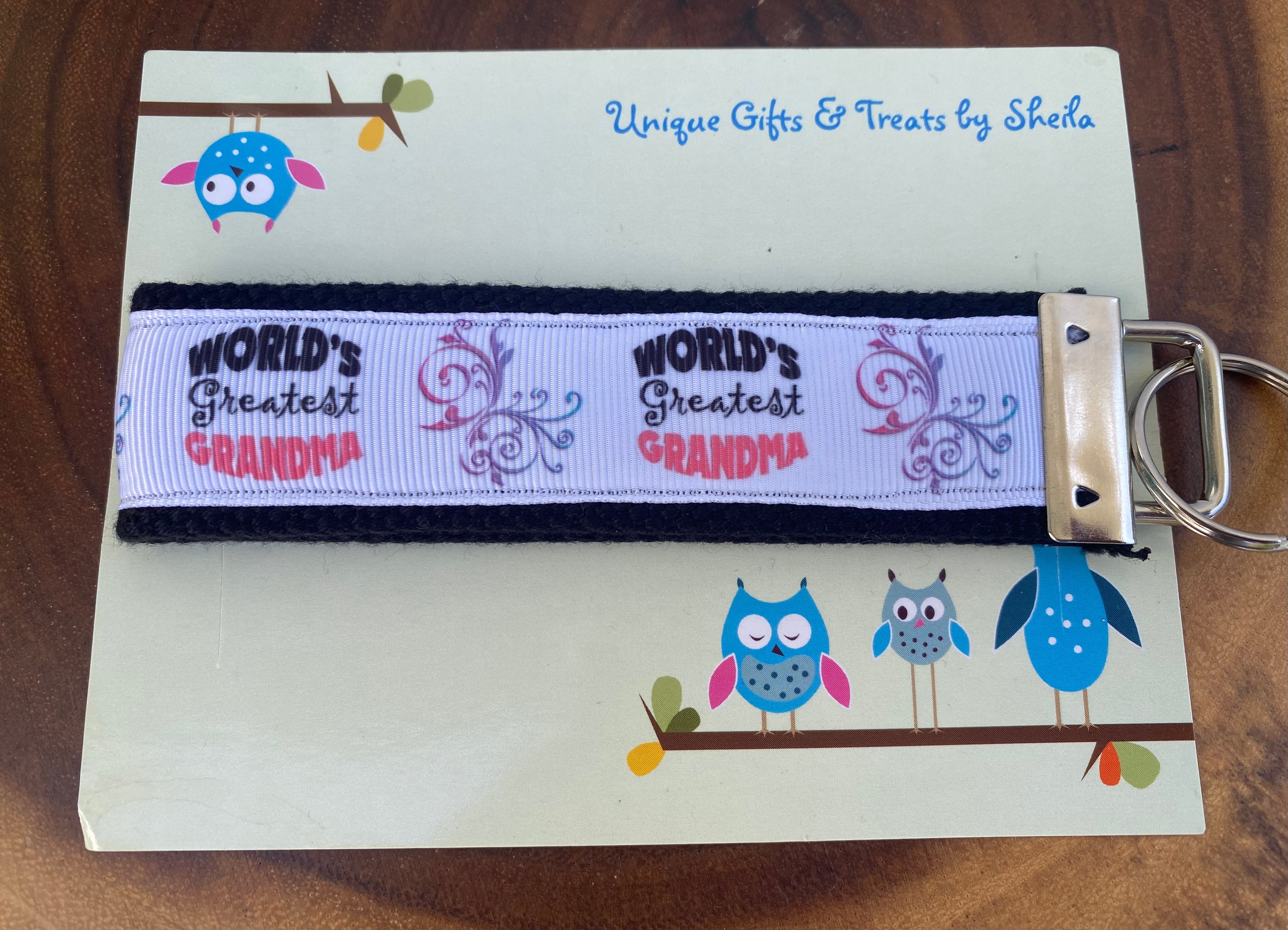 World’s Greatest Grandma Keychain; Keyfob