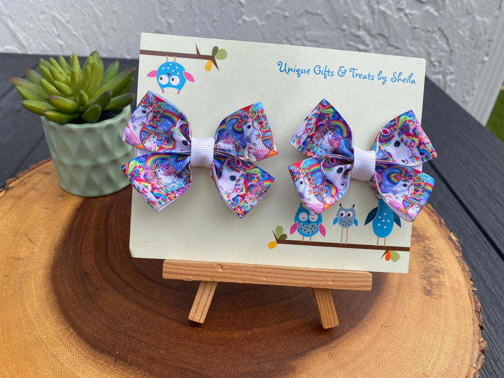 Unicorn Hairbows