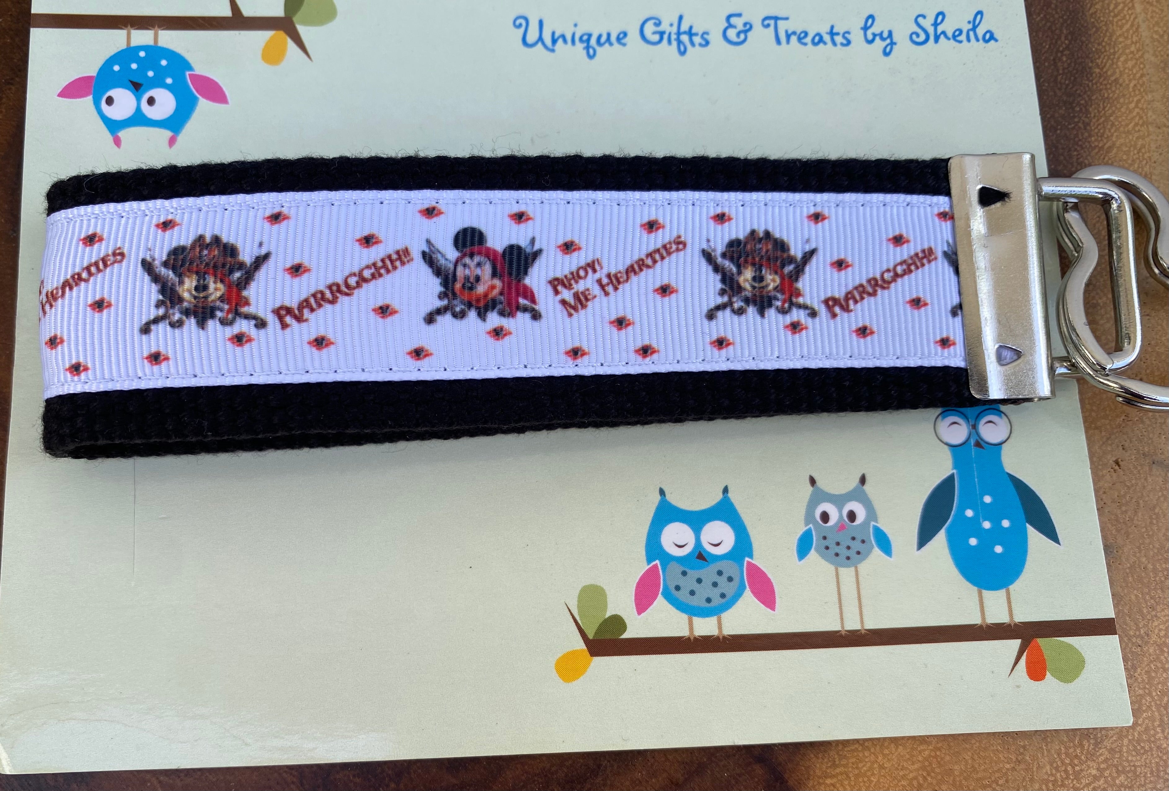 Pirate Mickey Keychain; Keyfob