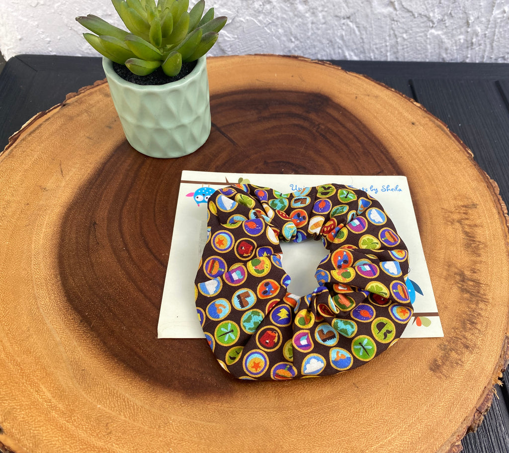 Disney Up; Wilderness Explorer Badges Scrunchies