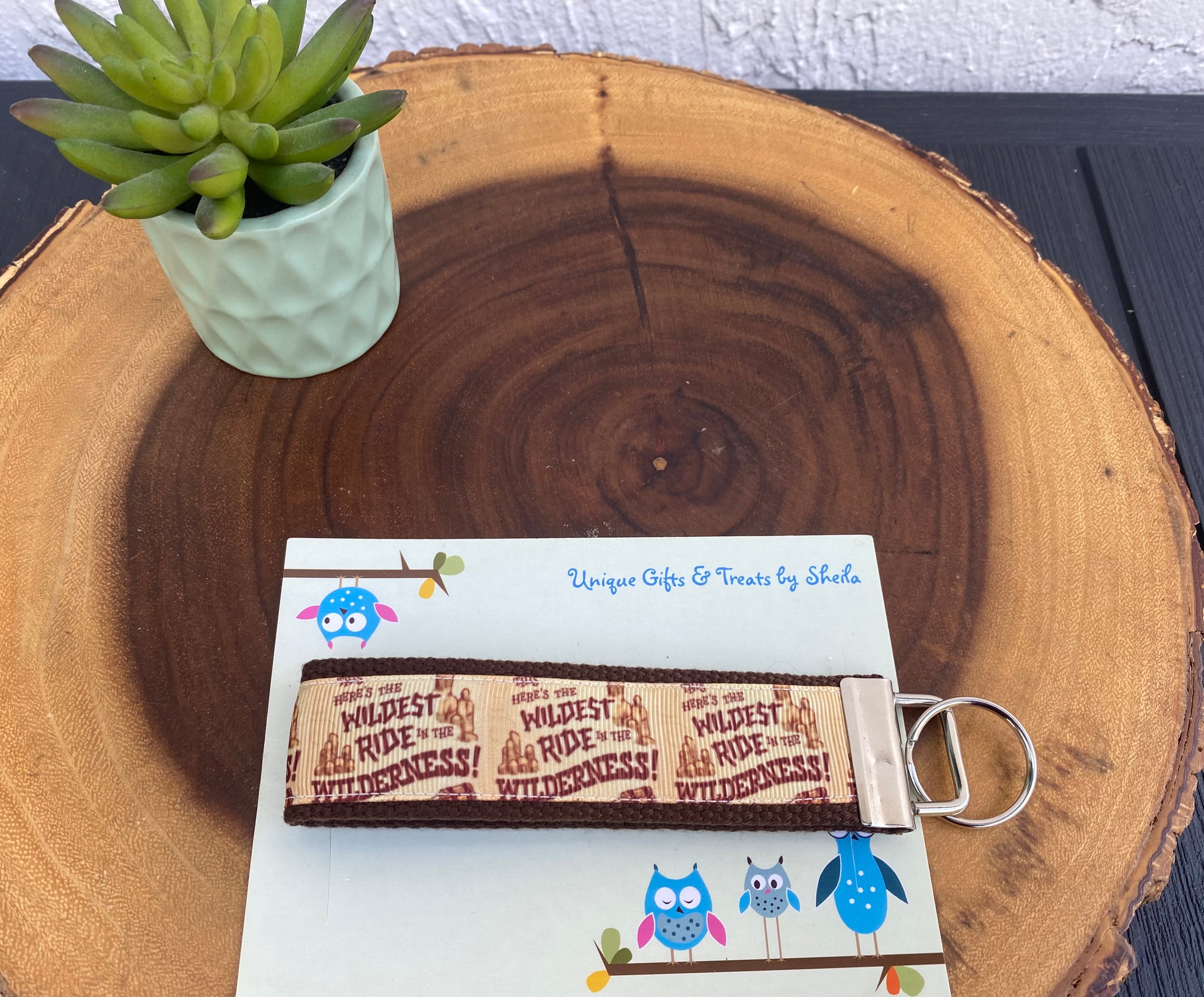 Thunder Mountain Railroad;Wildest Ride in The Wilderness Keychain; Keyfob