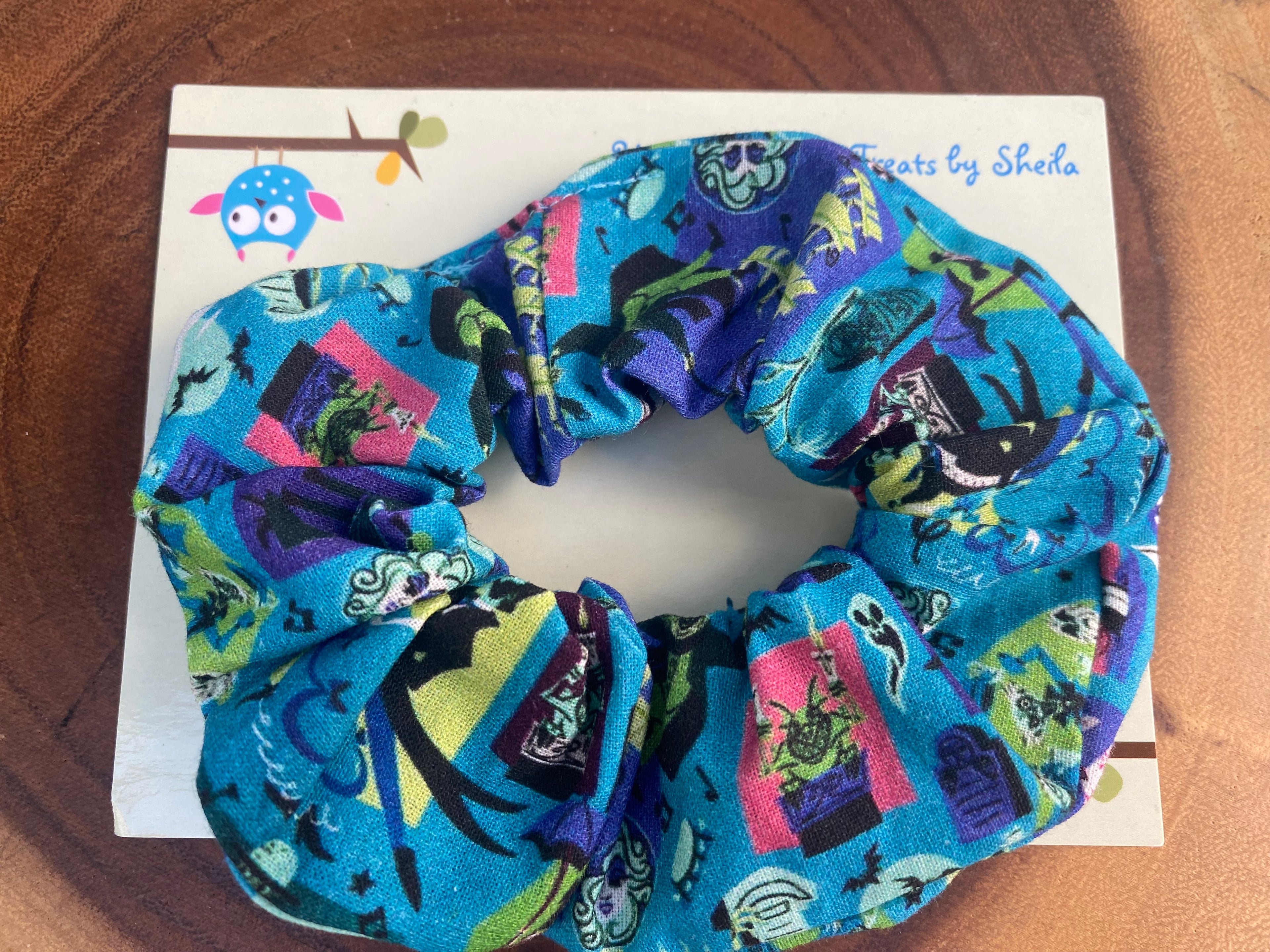 Dooney Inspired Haunted Mansion Scrunchie