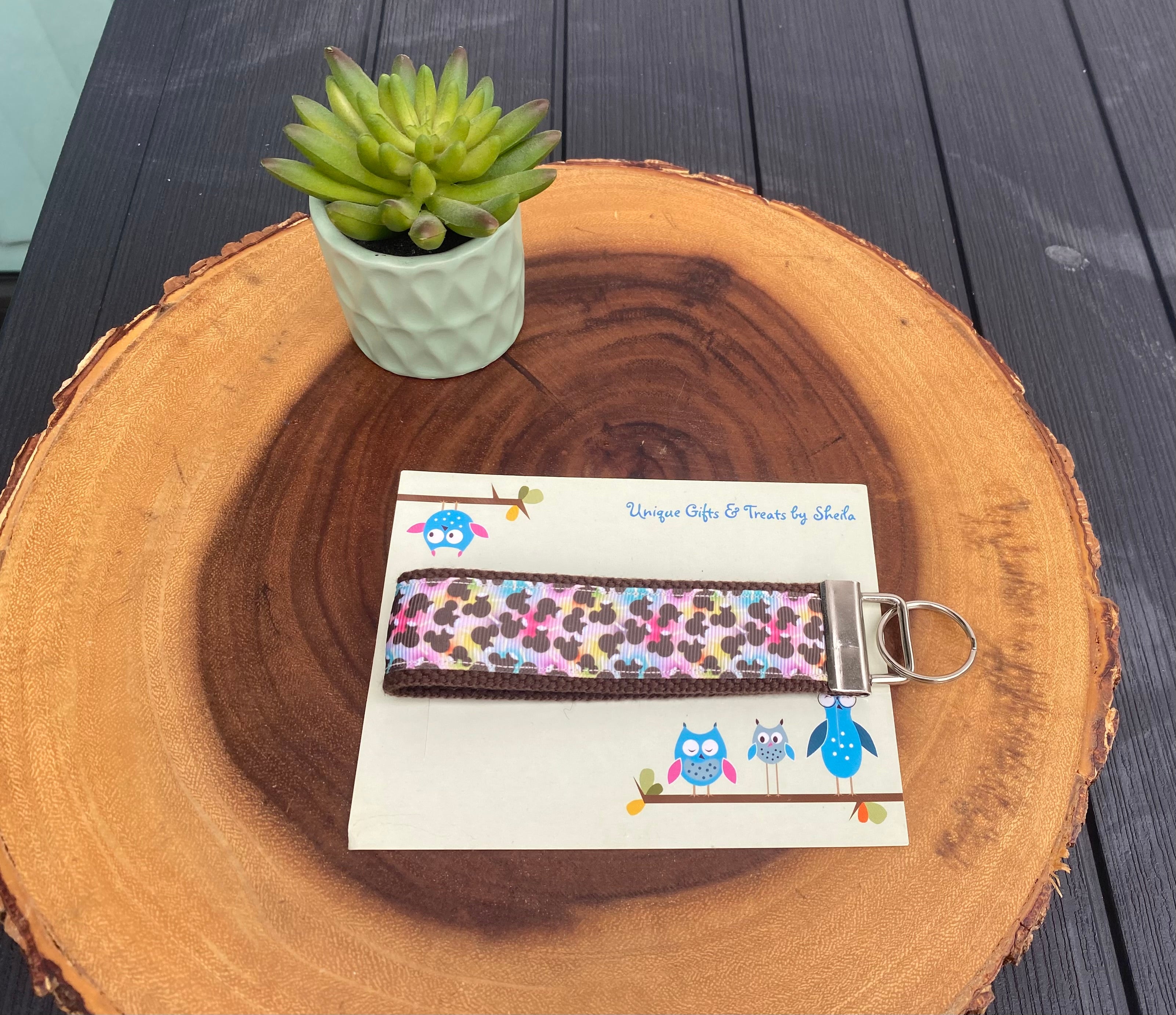 Mickey Ice Cream Bars Keychain; Keyfob