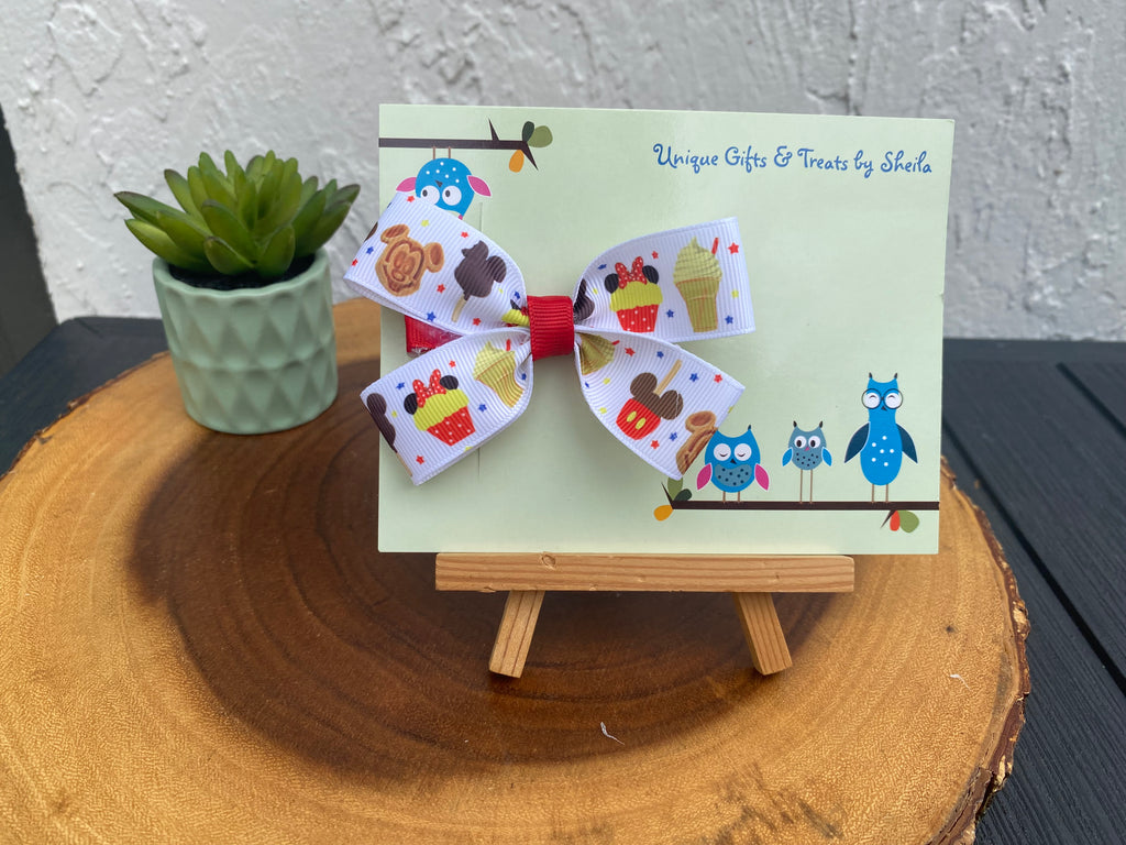 Disney Snacks Hairbow