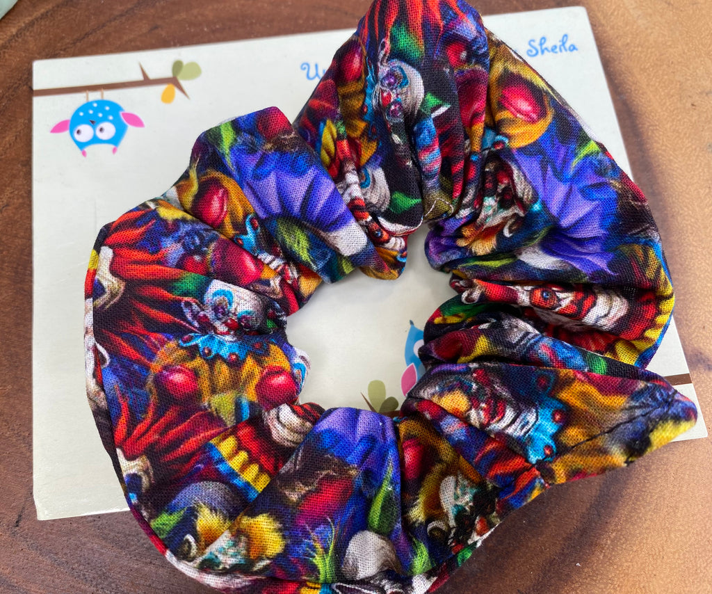 Halloween; Scary Clowns; Creepy Clowns Scrunchie
