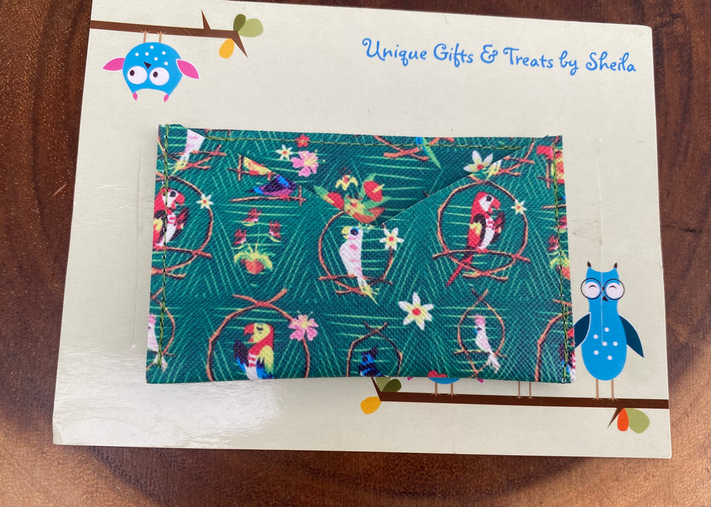 Tiki Room; Parrot Gift Card Holder