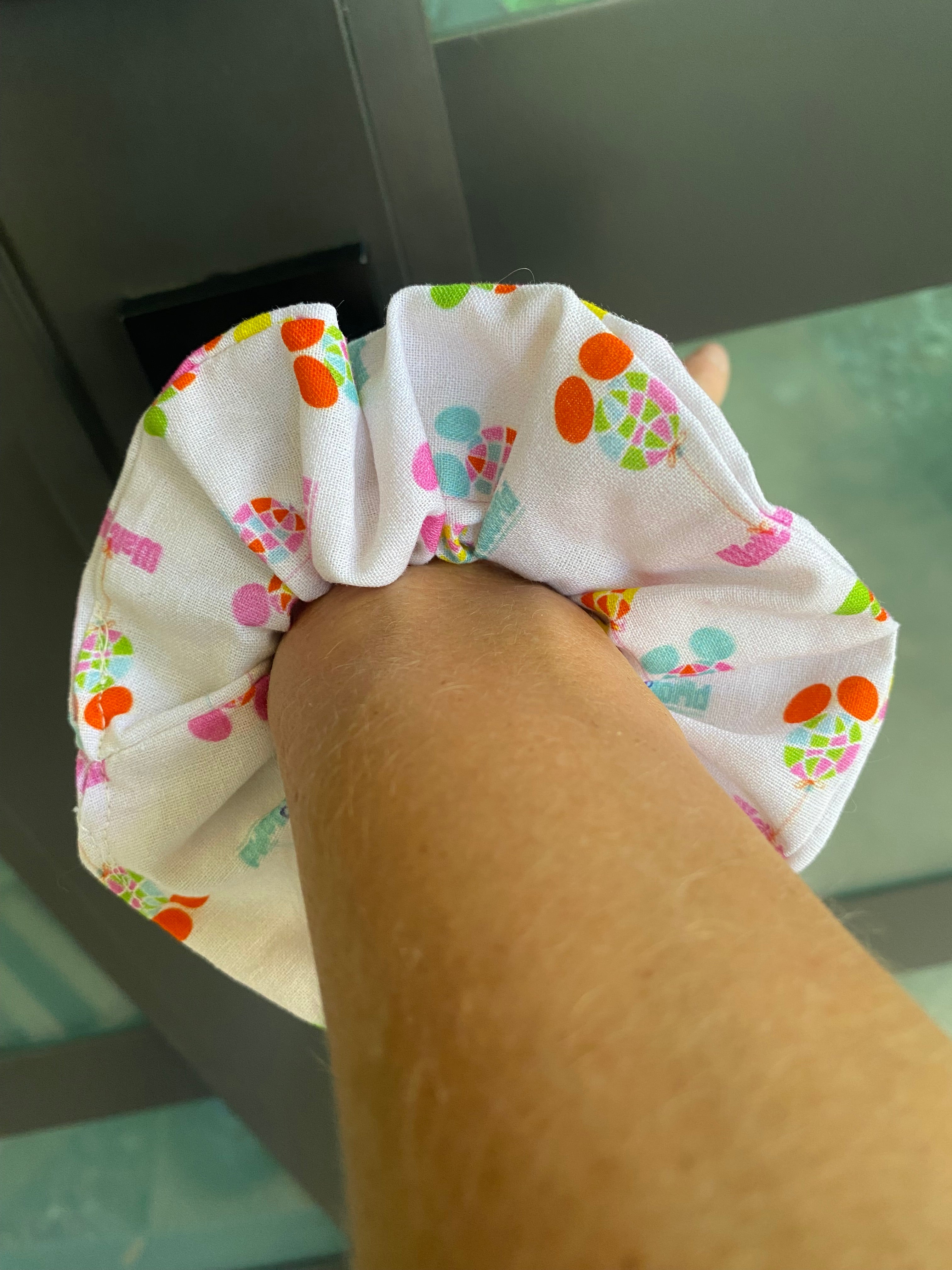 Disney Vintage Inspired Shopping Bag Scrunchie