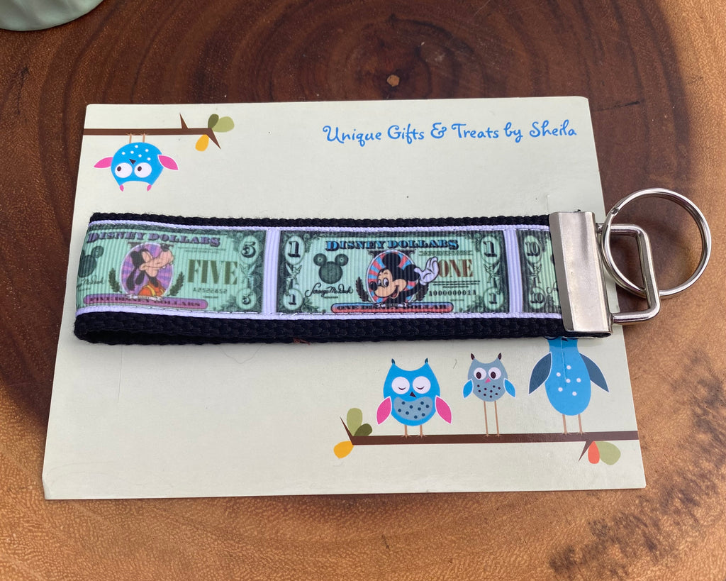 Disney Dollars; Disney Currency Keychain; Keyfob