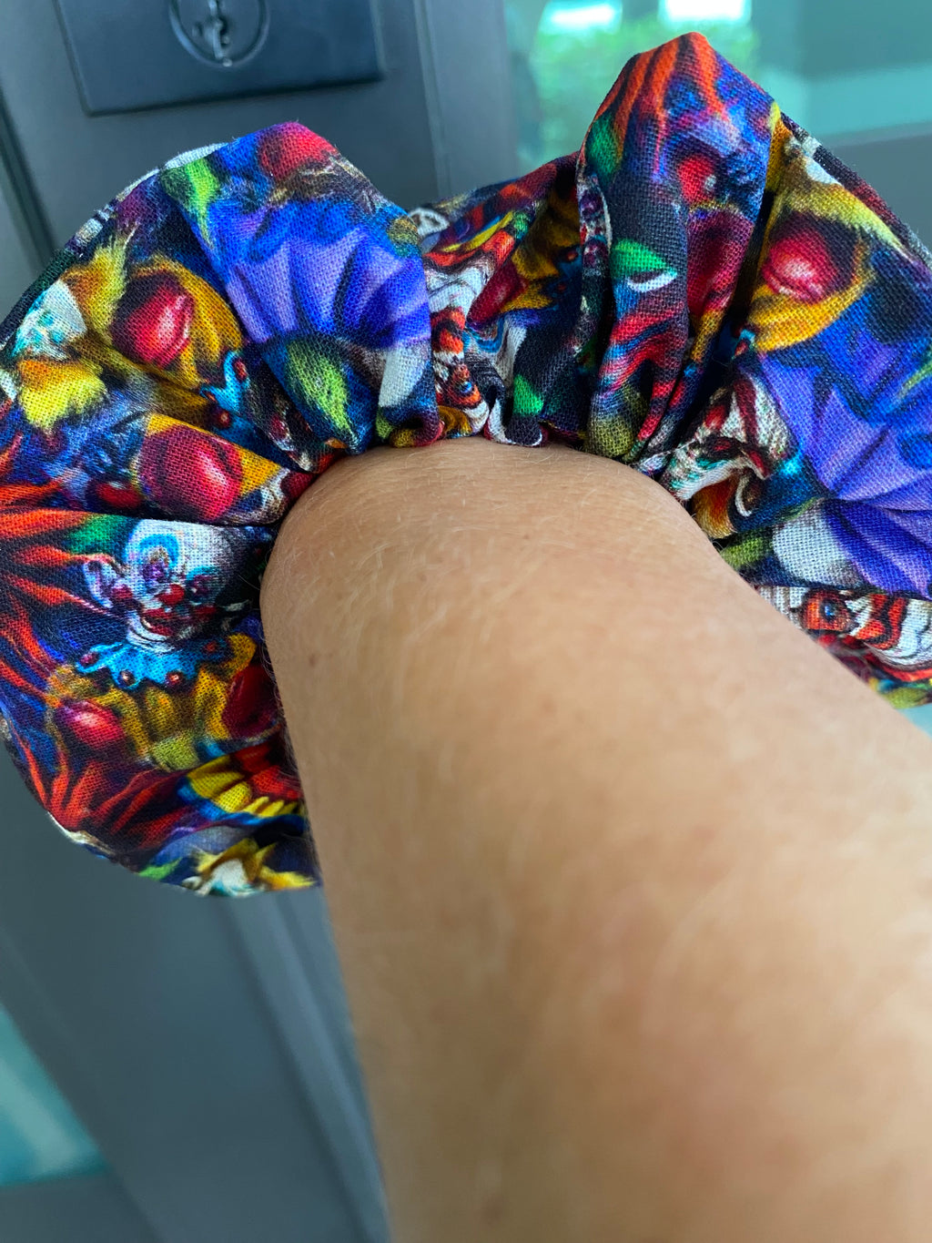 Halloween; Scary Clowns; Creepy Clowns Scrunchie