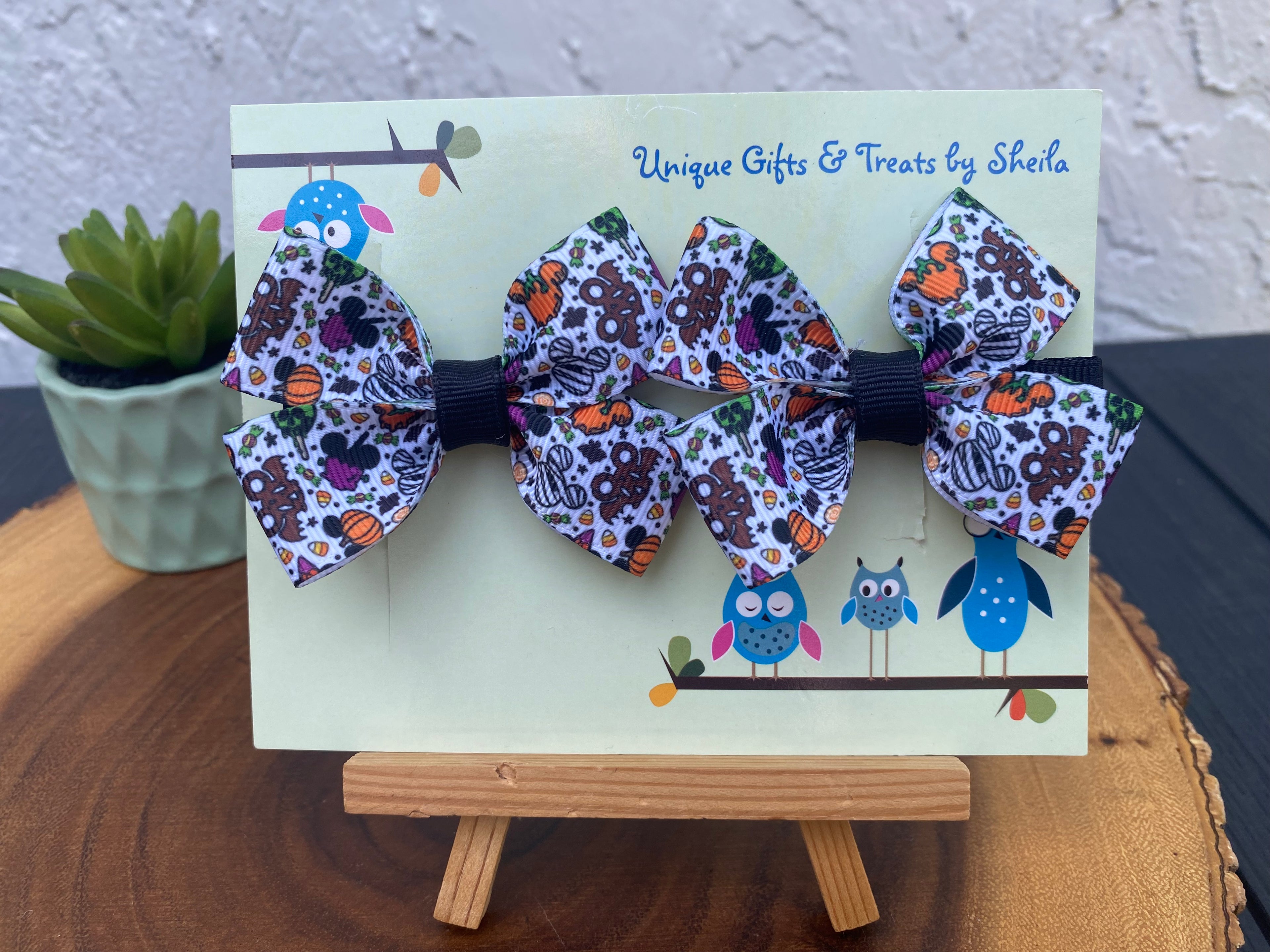 Disney Halloween Snacks Hairbows