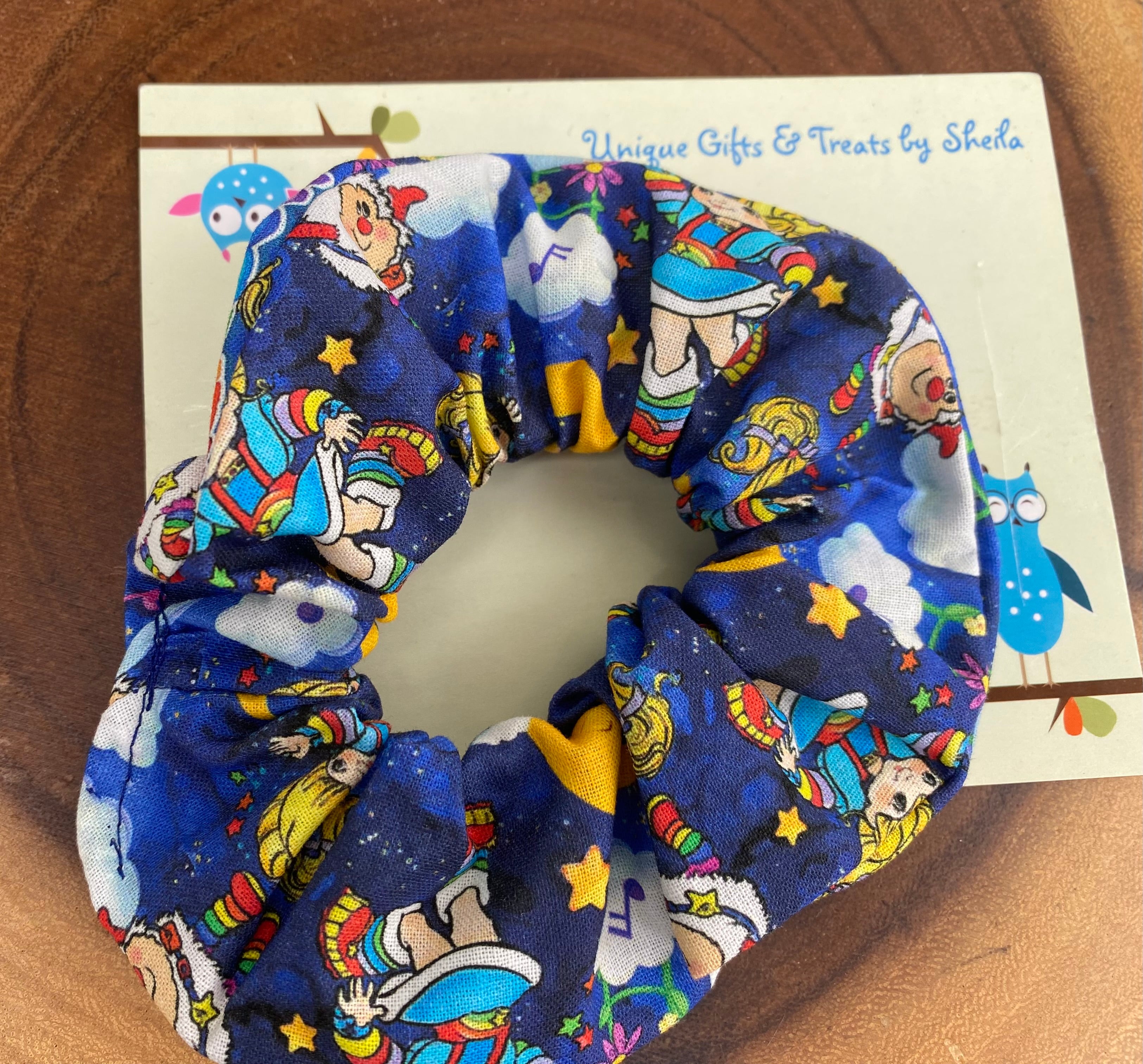 Rainbow Doll Scrunchie