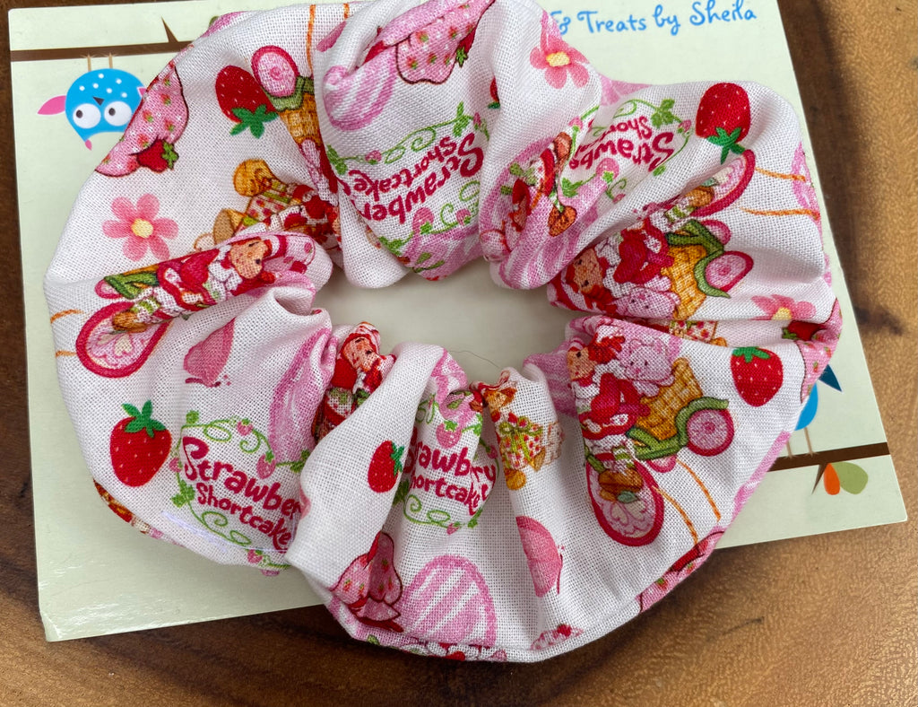 Strawberry Doll Scrunchie