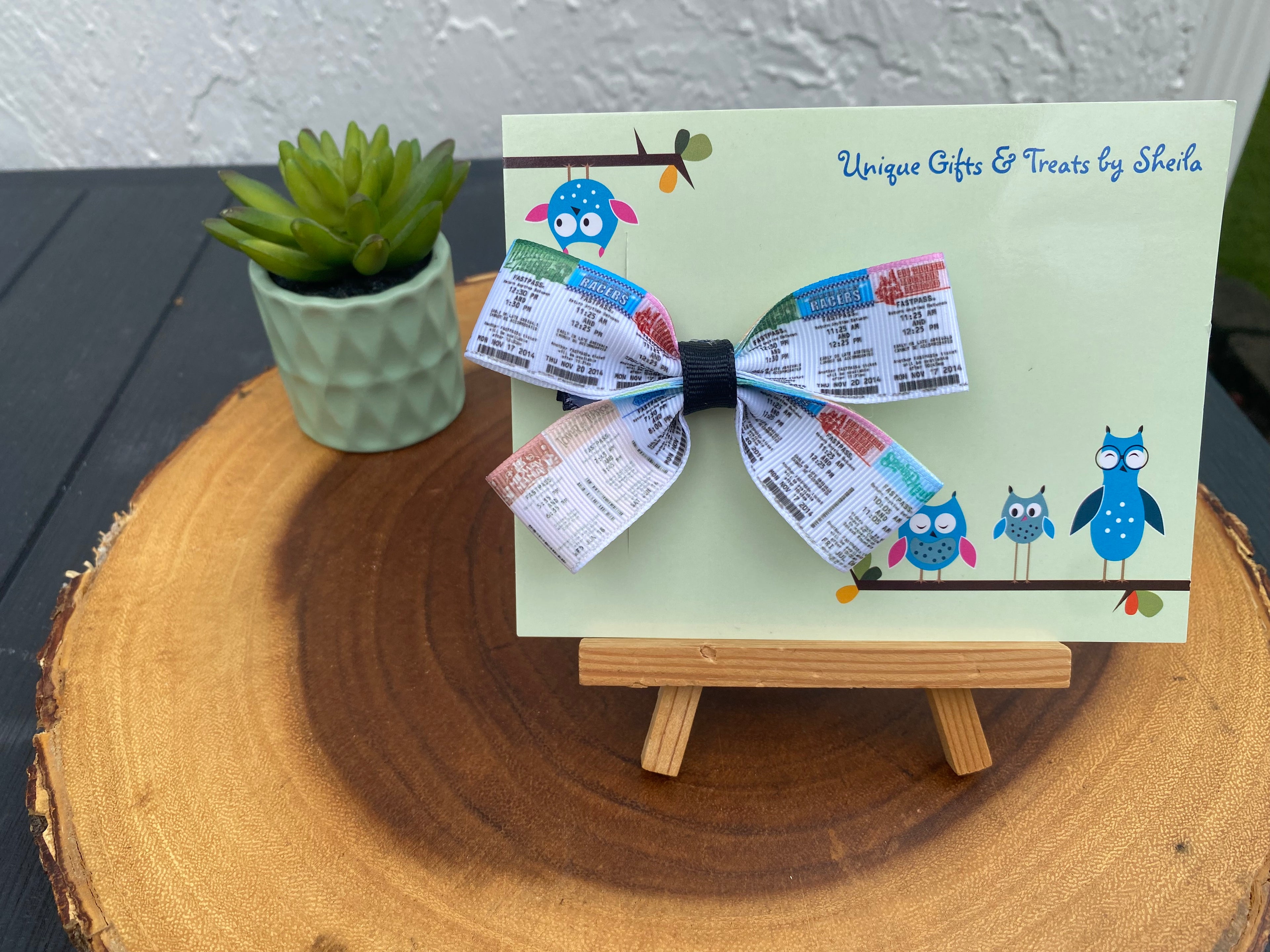 Disney Fastpasses Hairbow