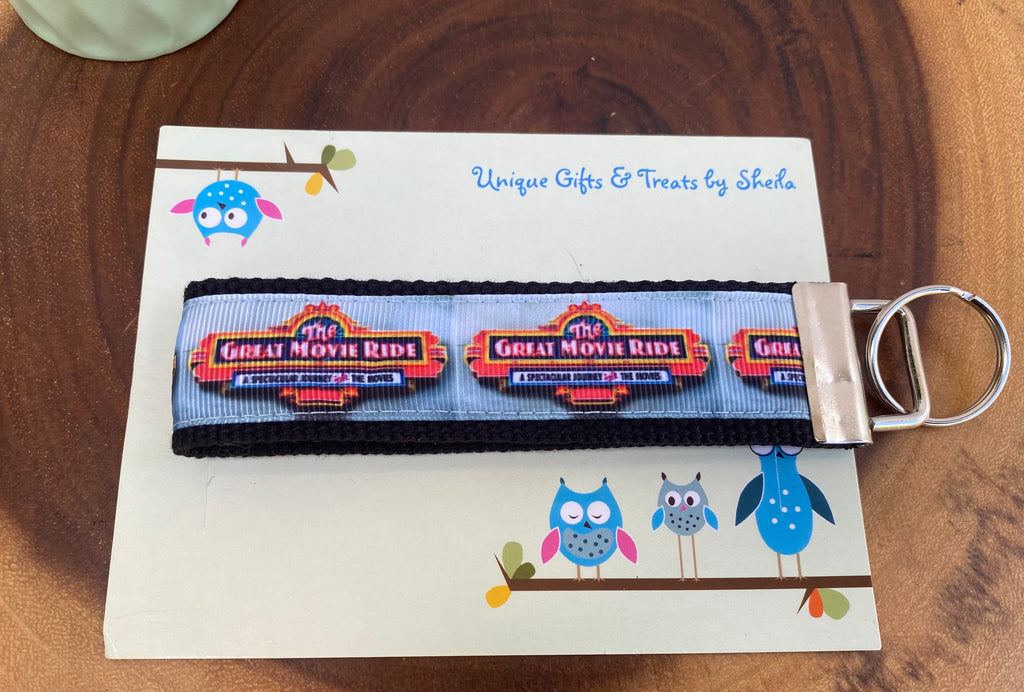 The Great Movie Ride Keychain;Keyfob