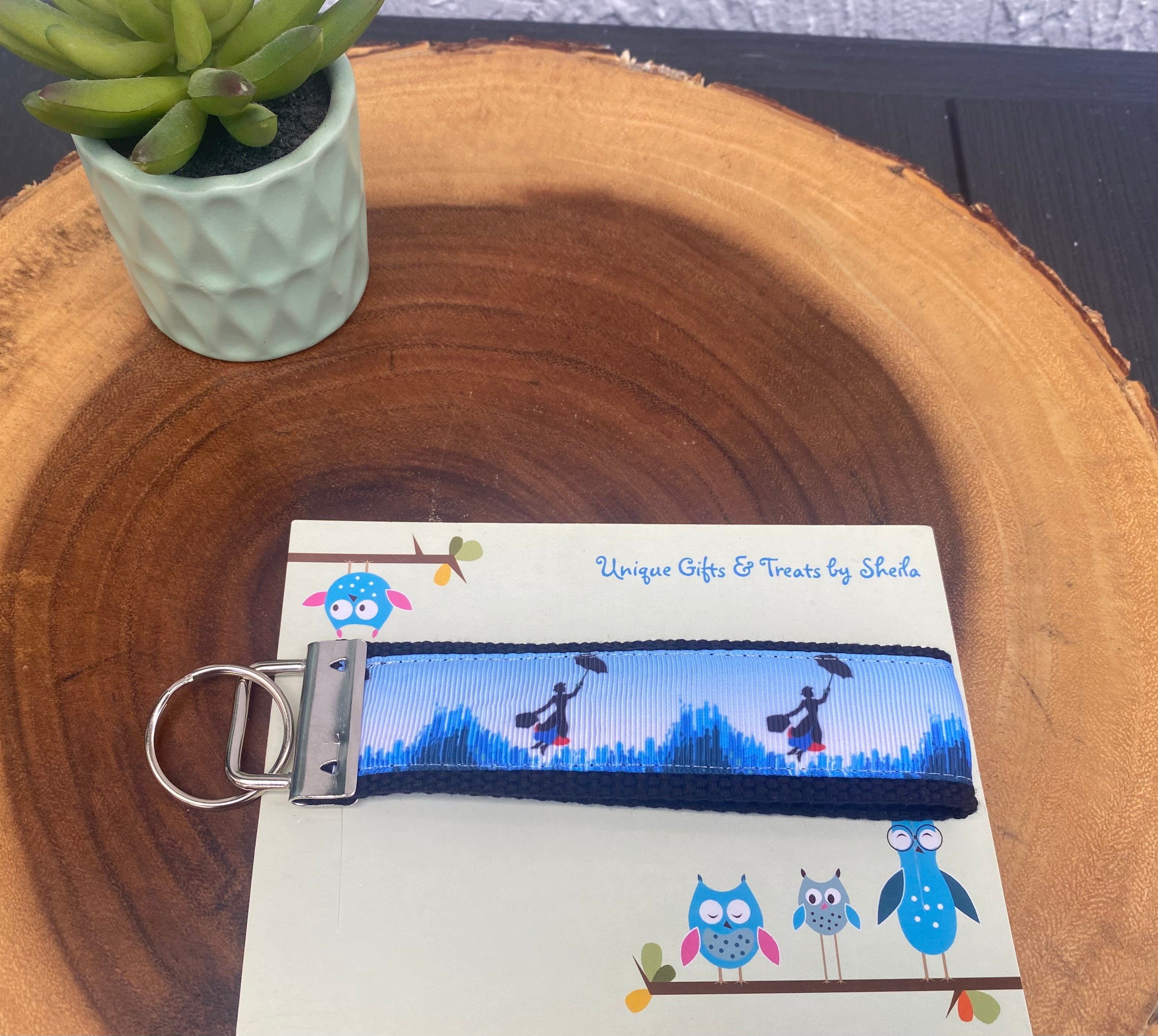 Mary Poppins Keychain; Keyfob