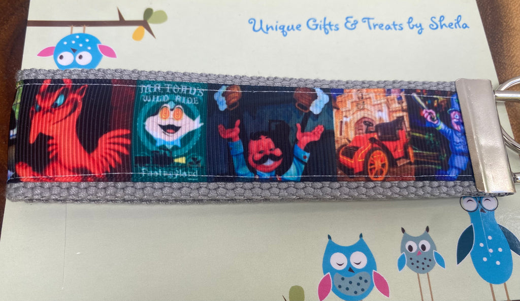 Mr Toad’s Wild Ride Keychain; Keyfob