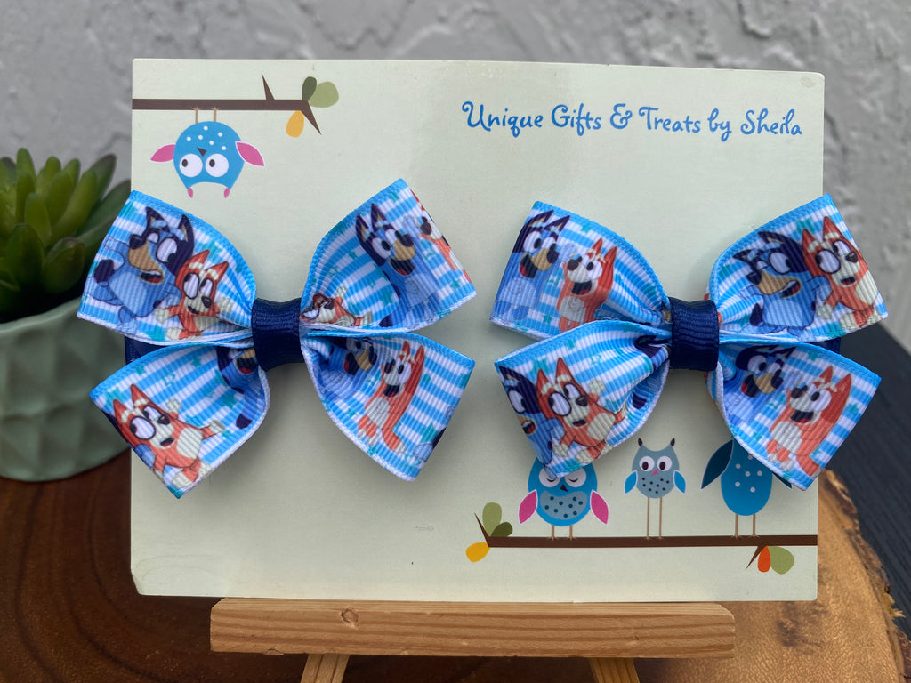 Blue Heeler Hairbows