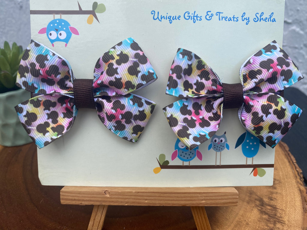 Disney Snacks; Ice Cream Bars Hairbows
