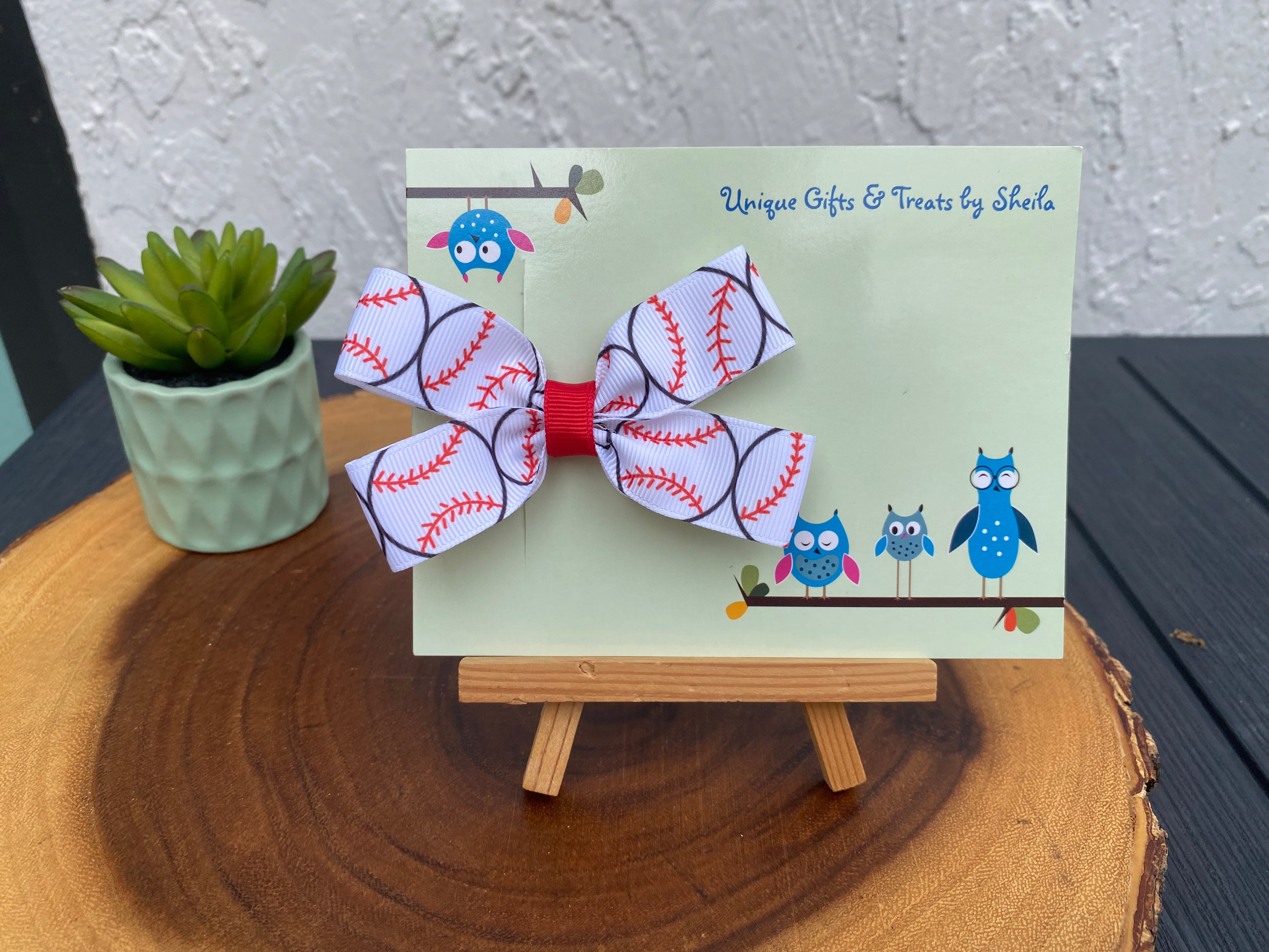 Baseball Hairbow