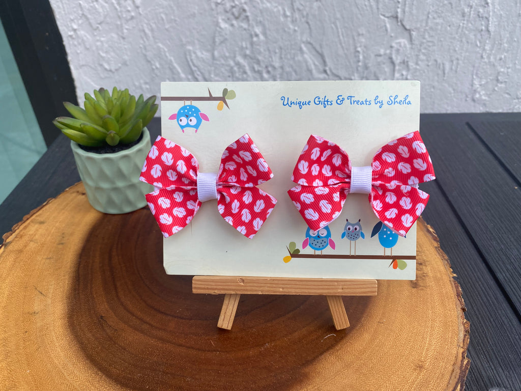Lilo and Stitch; Hawaiian Dress Hairbows