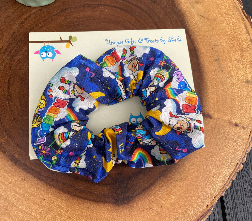 Rainbow Doll Scrunchie