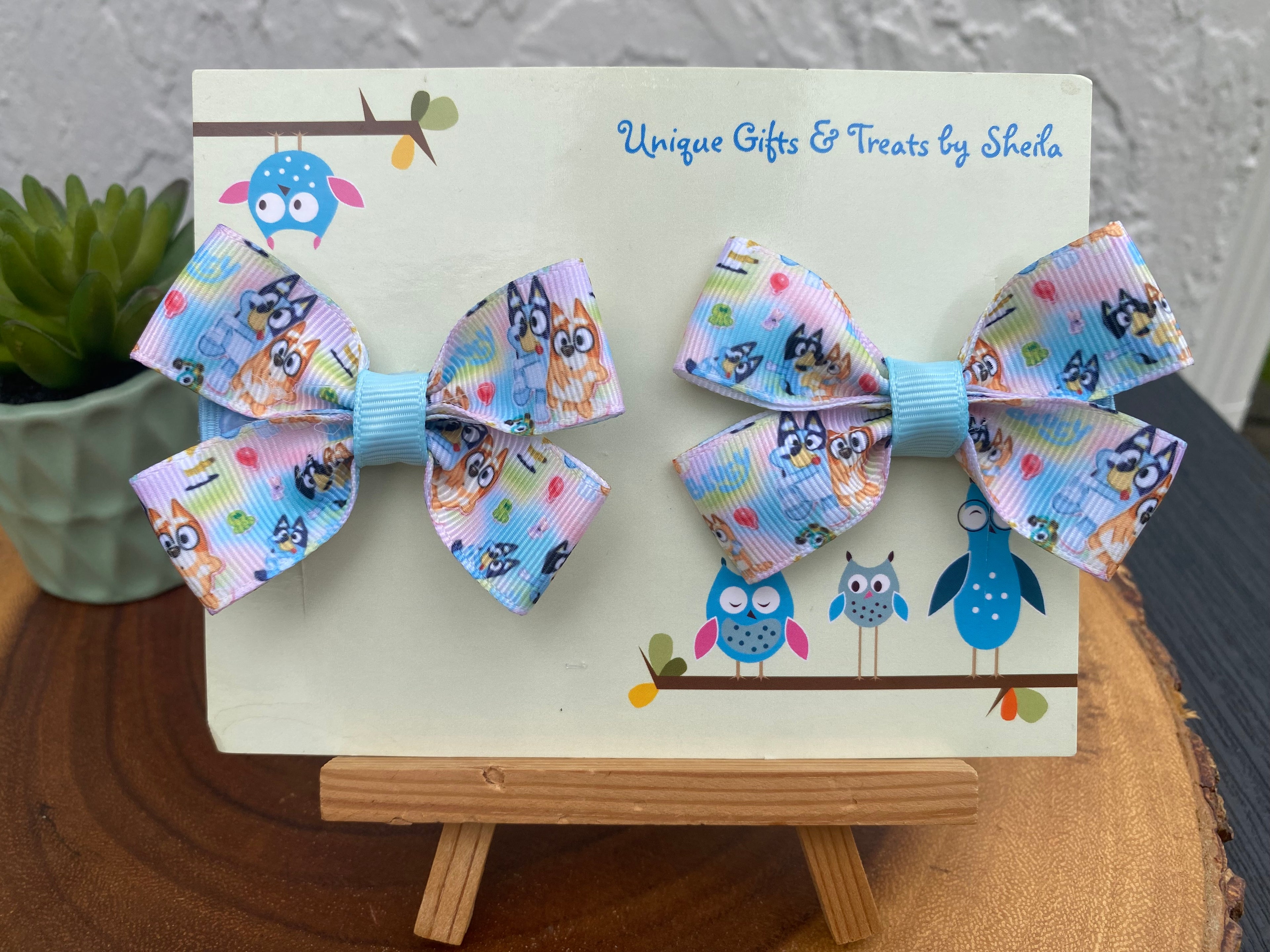 Blue Heeler Hairbows