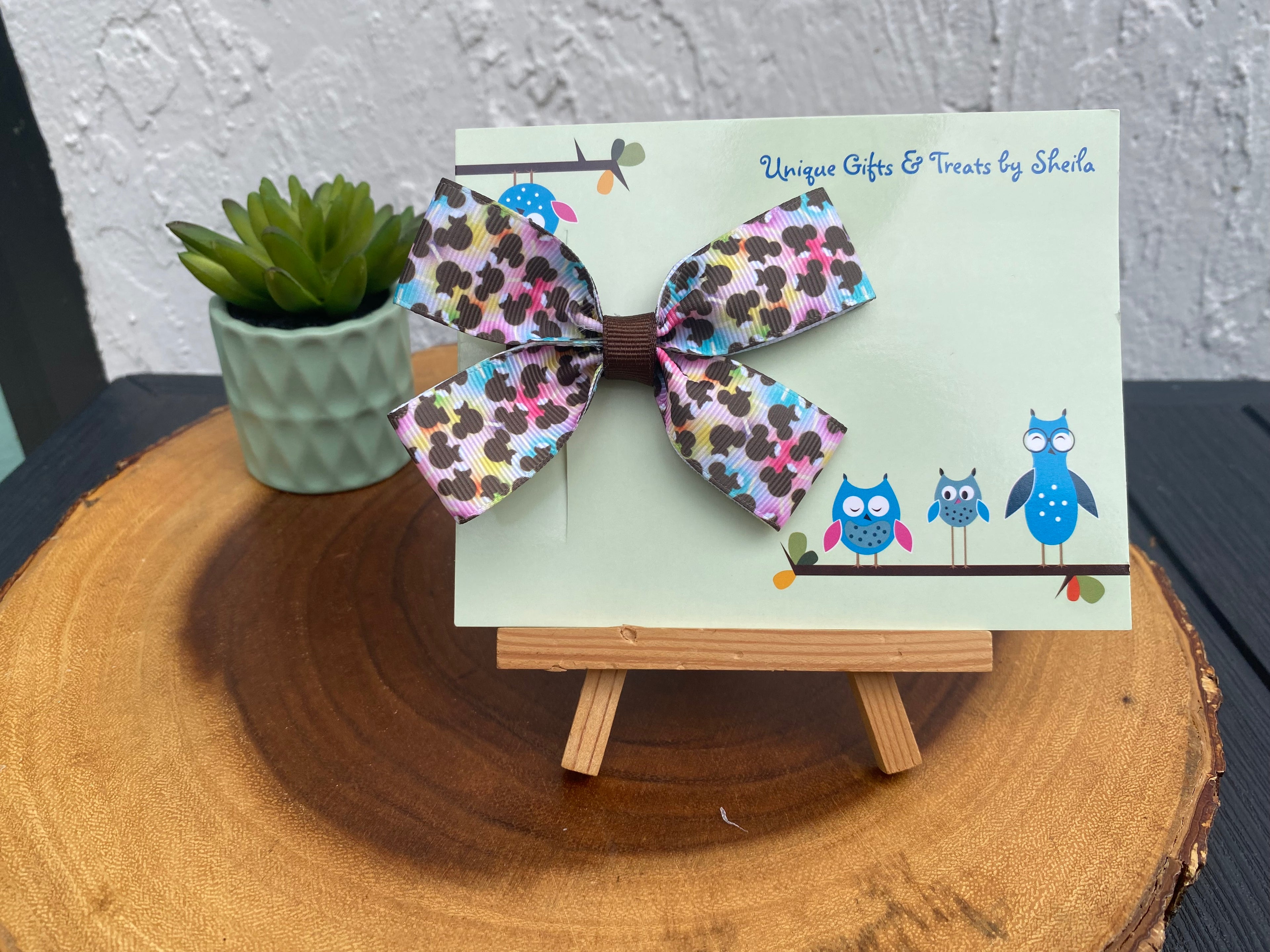 Disney Ice Cream Bars Hairbow