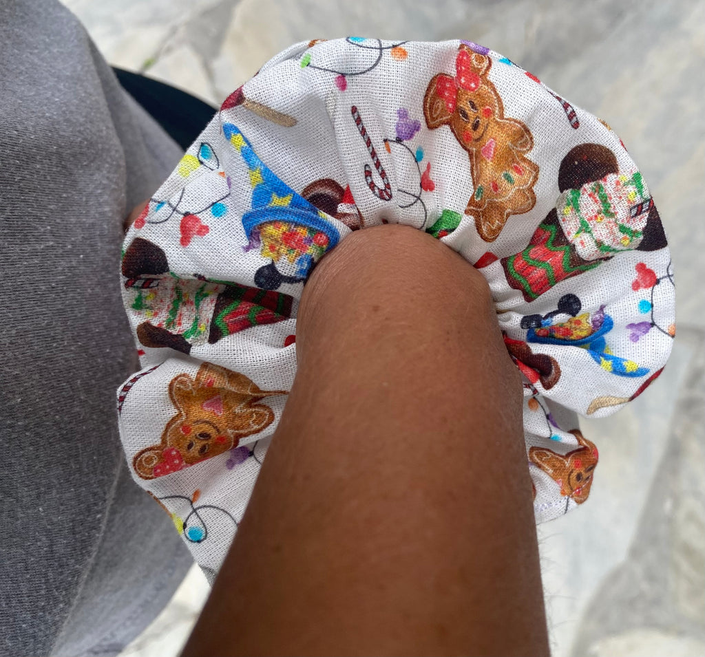 Disney Christmas Snacks Scrunchie