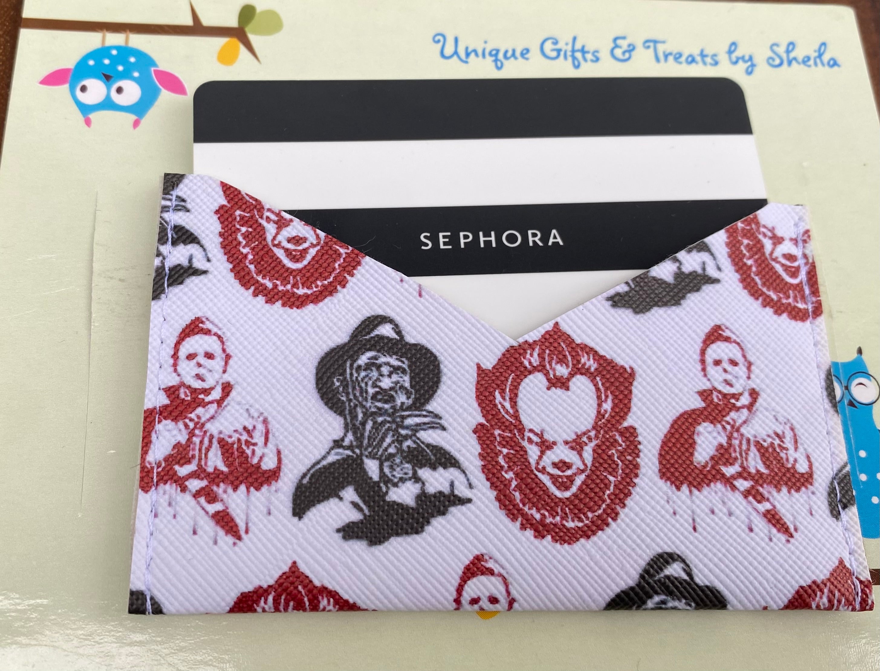 Horror Movie; Scary Movie Gift Card Holder