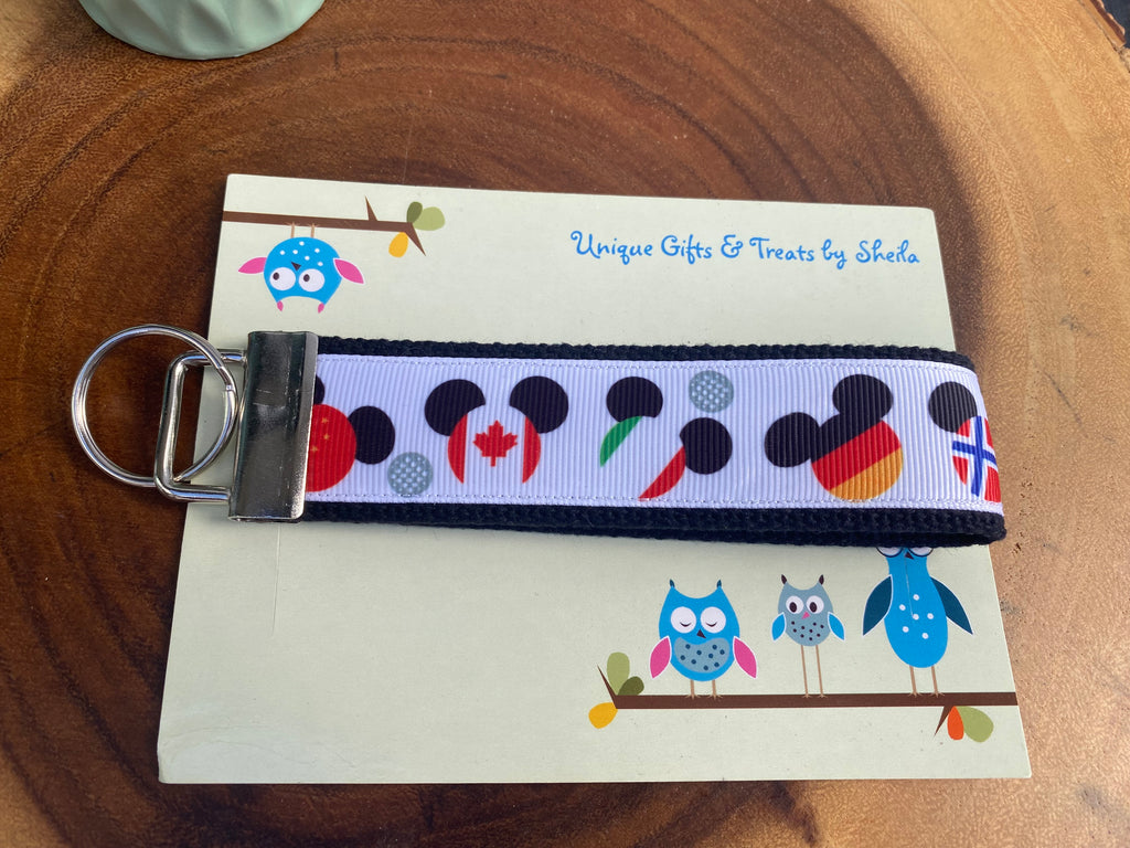 Epcot;World Showcase Keychain; Keyfob