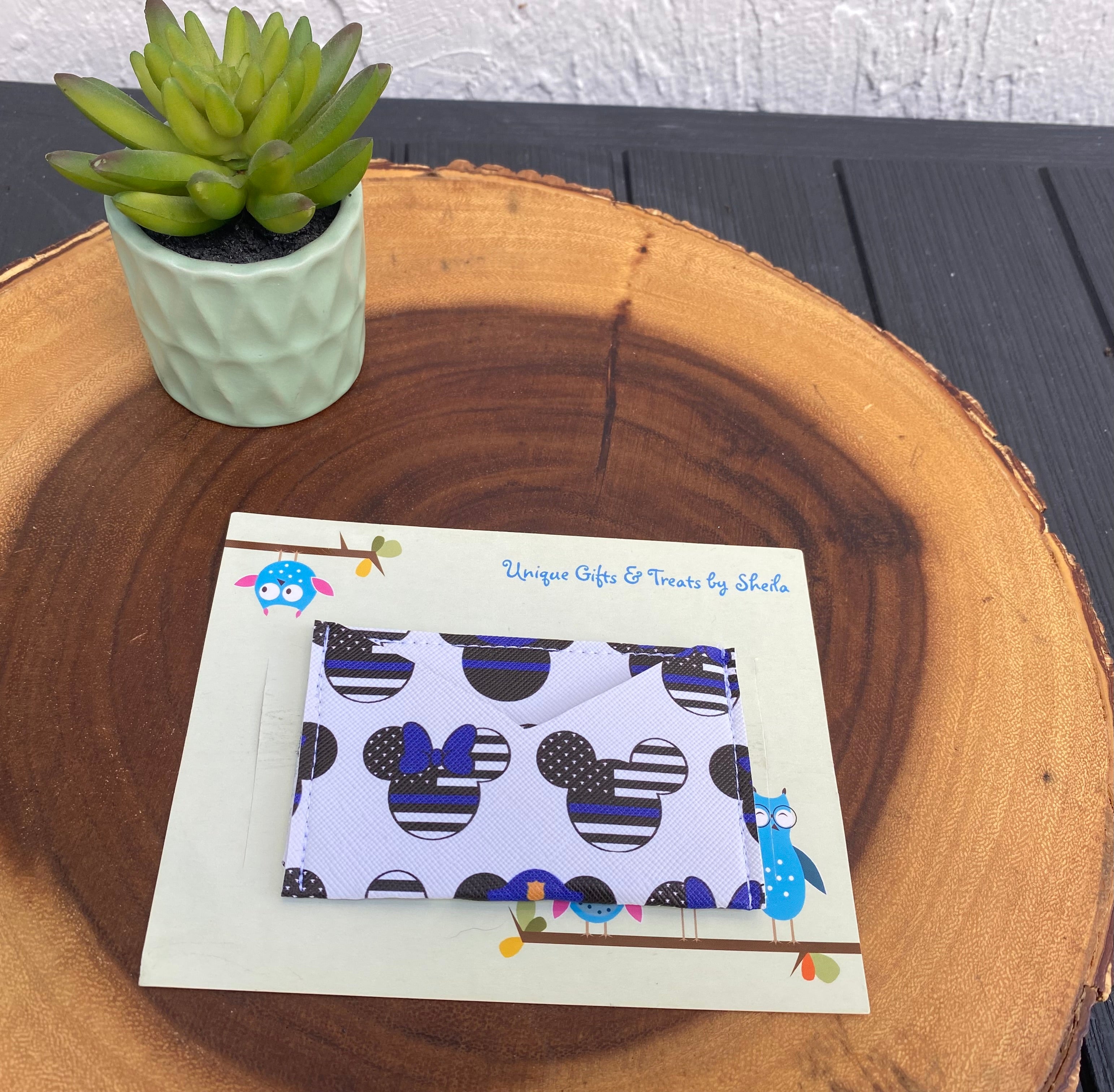 Police Officer Mickey Gift Card Holder