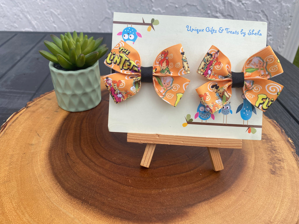 Caveman Family; Prehistoric Family Hairbows