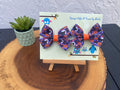 Retro Halloween Hairbows; Black Cat and Pumpkin Hairbows
