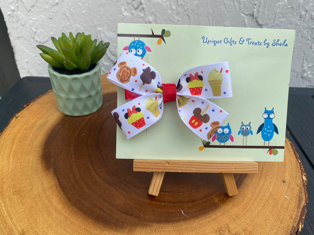 Disney Snacks Hairbow